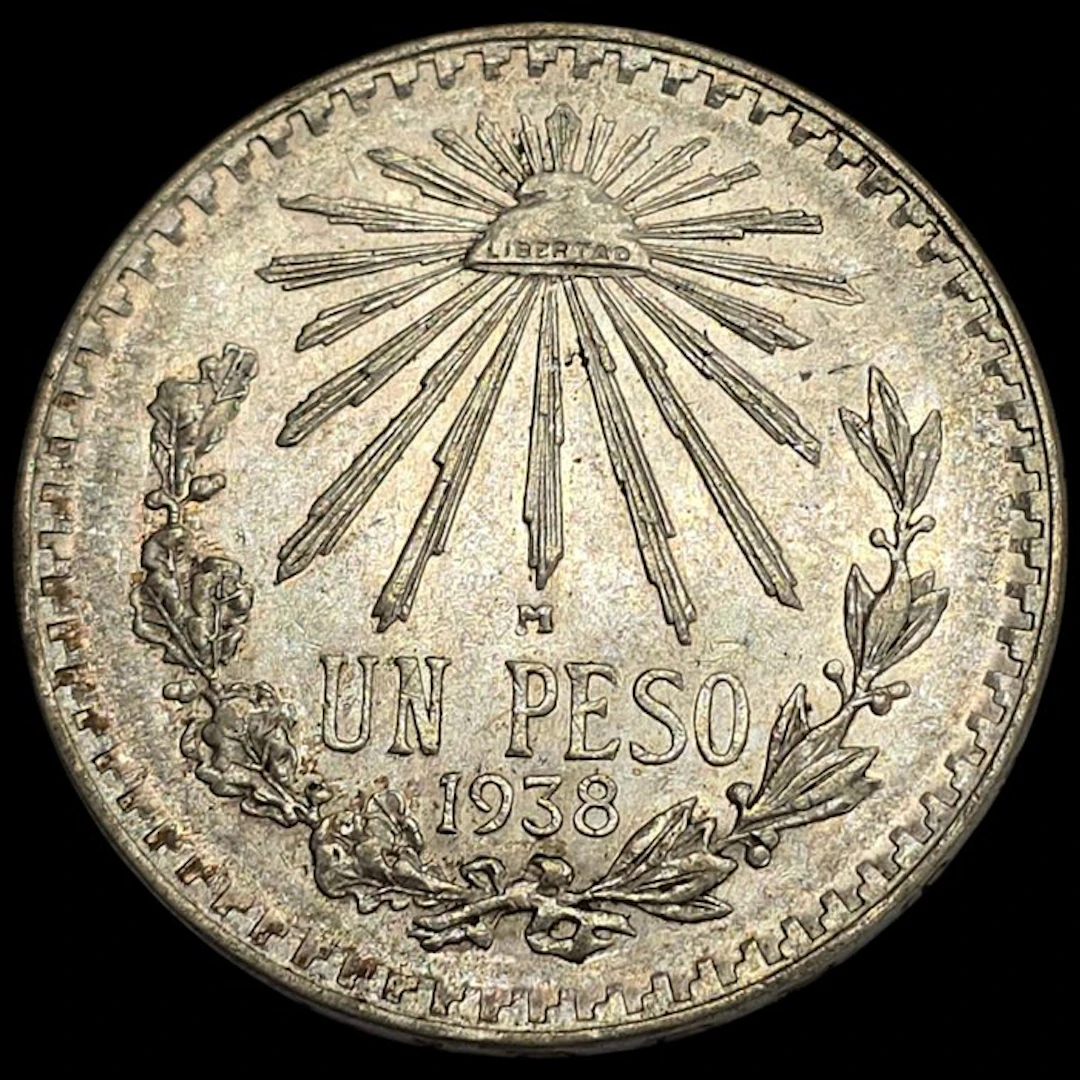 Mexico. 1 Peso 1938 (No reserve price)