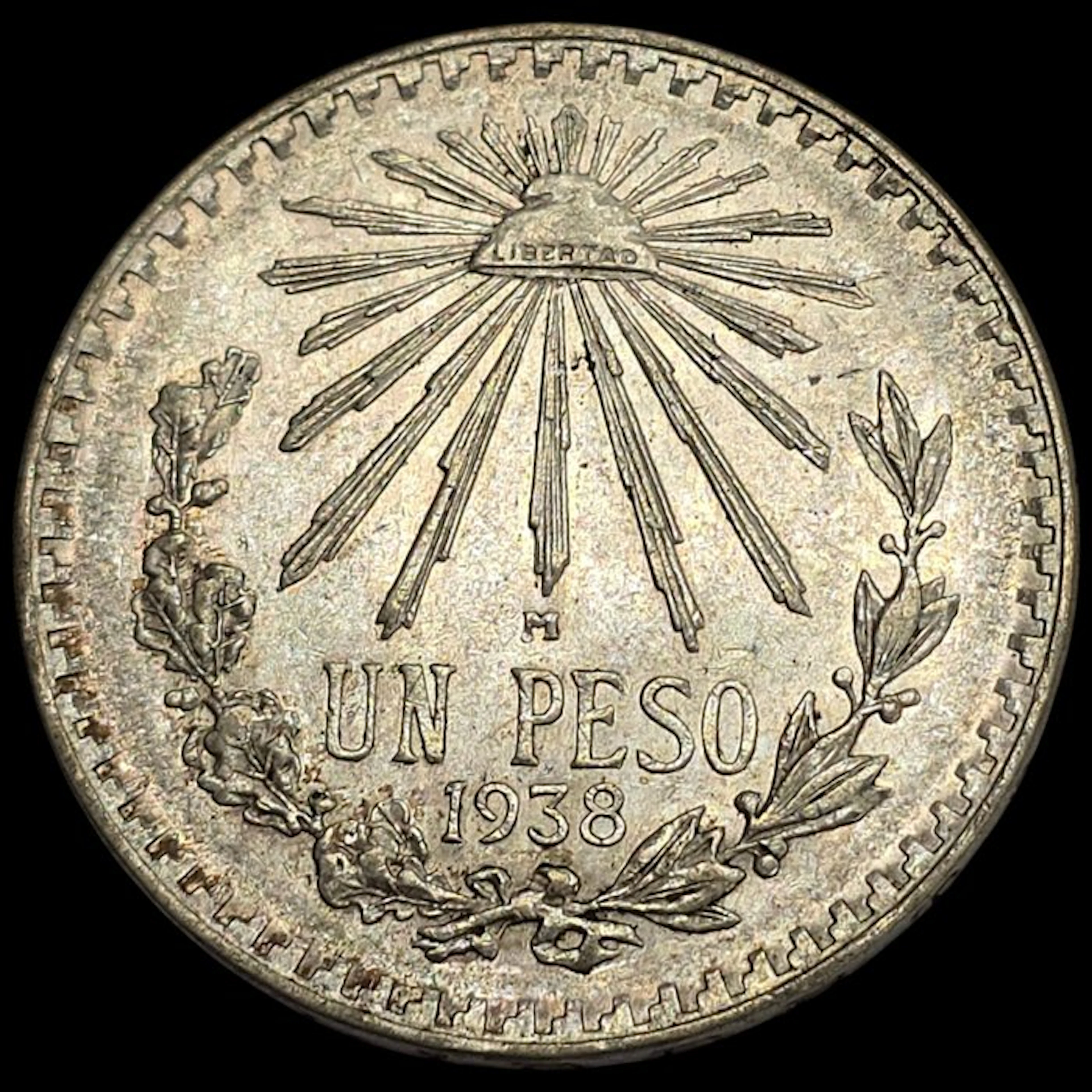 Mexico. 1 Peso 1938 (No reserve price)