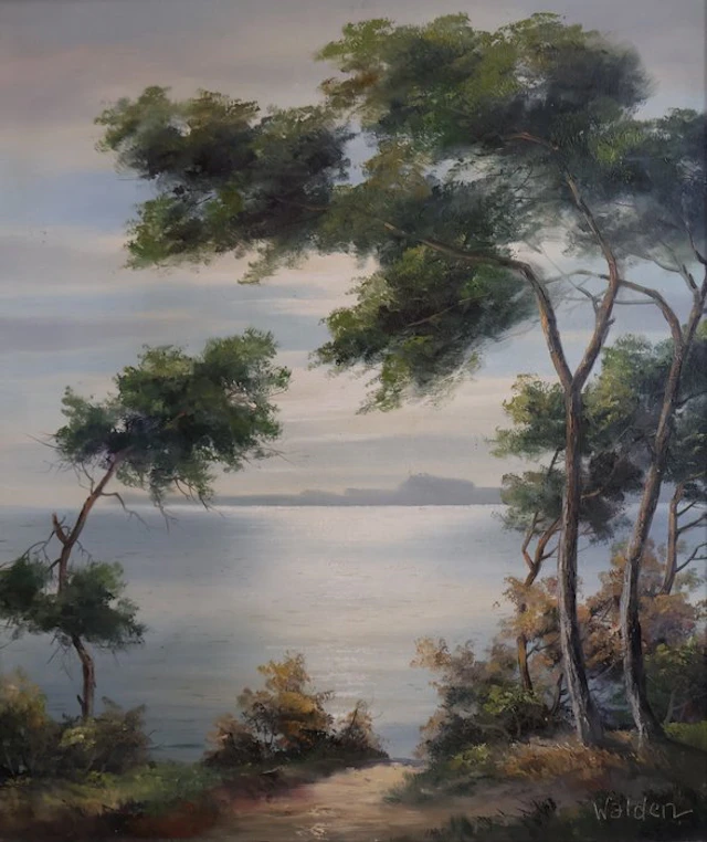 Walden (XX) - An der Küste – Kiefern über dem Meer