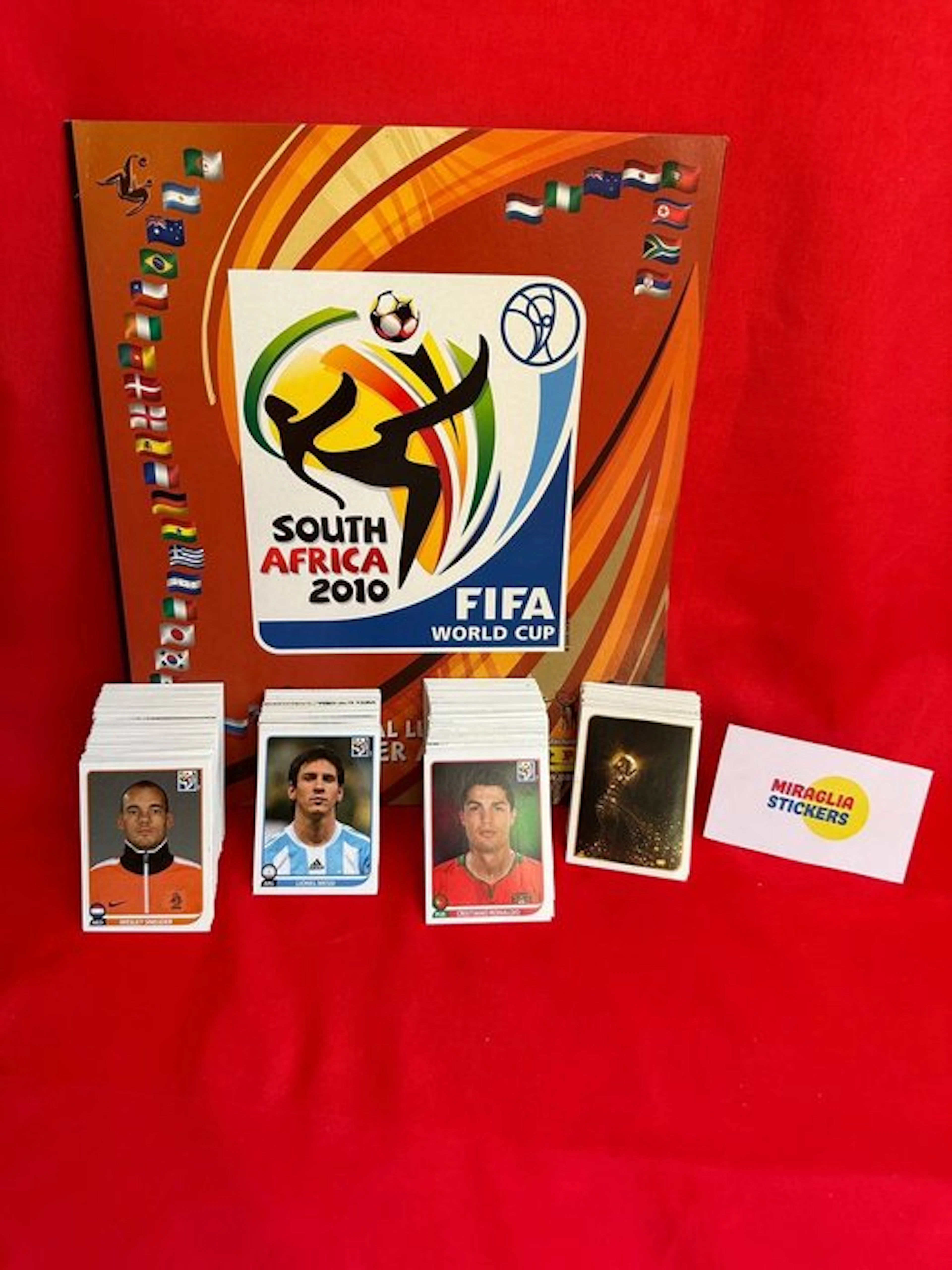 Africa 2010 world cup Panini Empty album + complete loose...