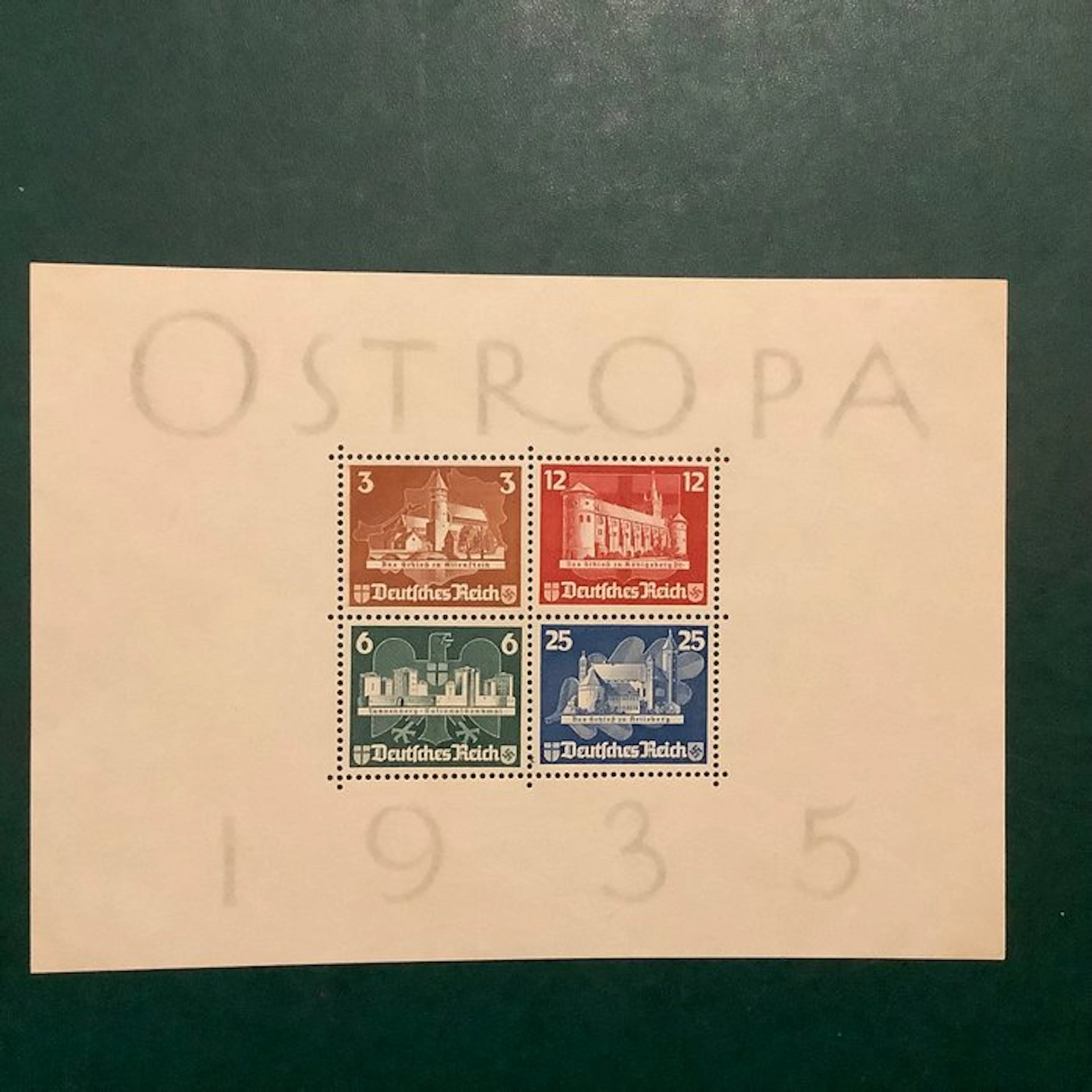 German Empire 1935 - OSTROPA block in perfect quality - Michel blok 3