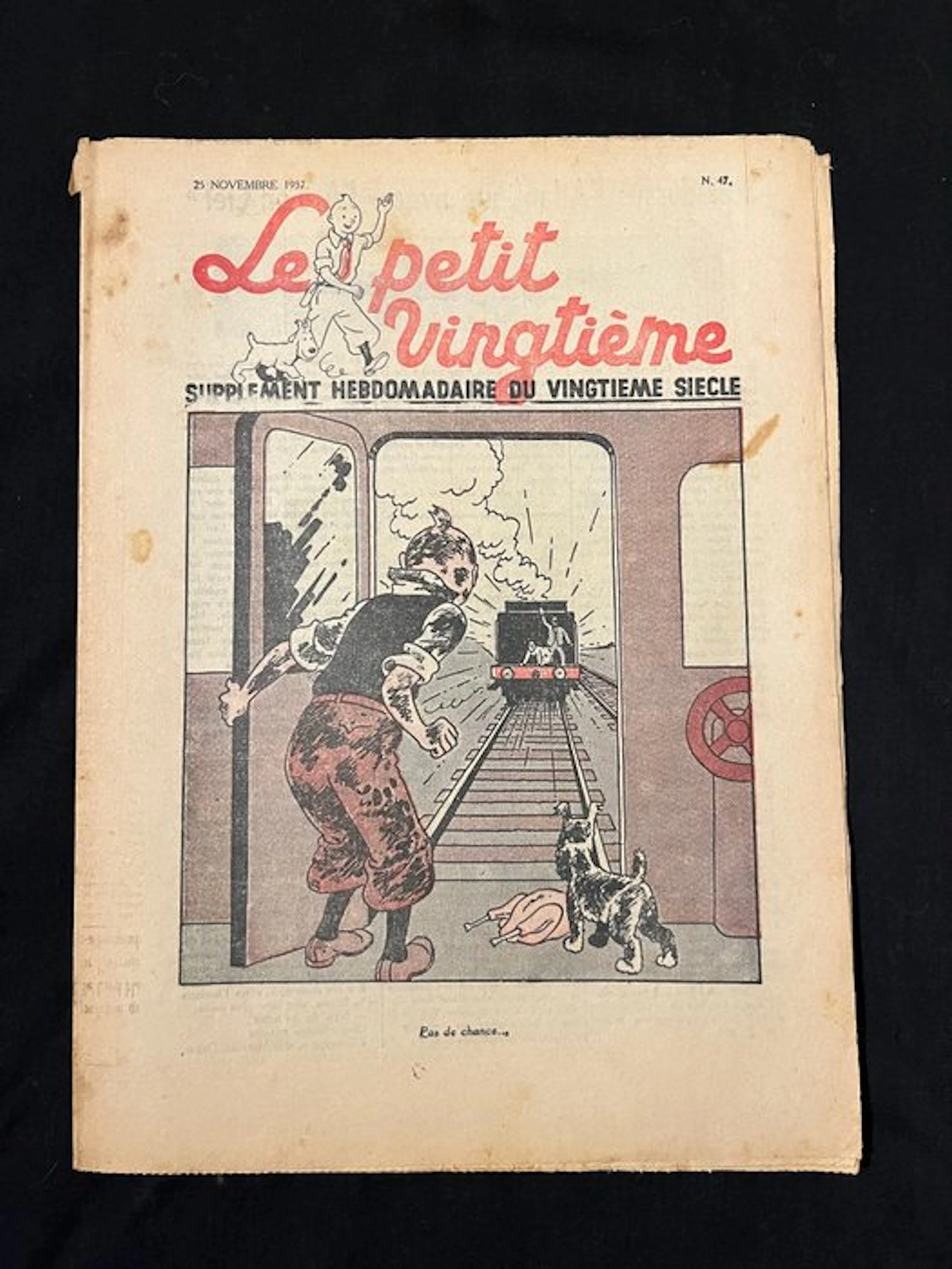 Le Petit Vingtième Nr 47/1937 - L'ïle Noire - 1 Number 47 - 1937