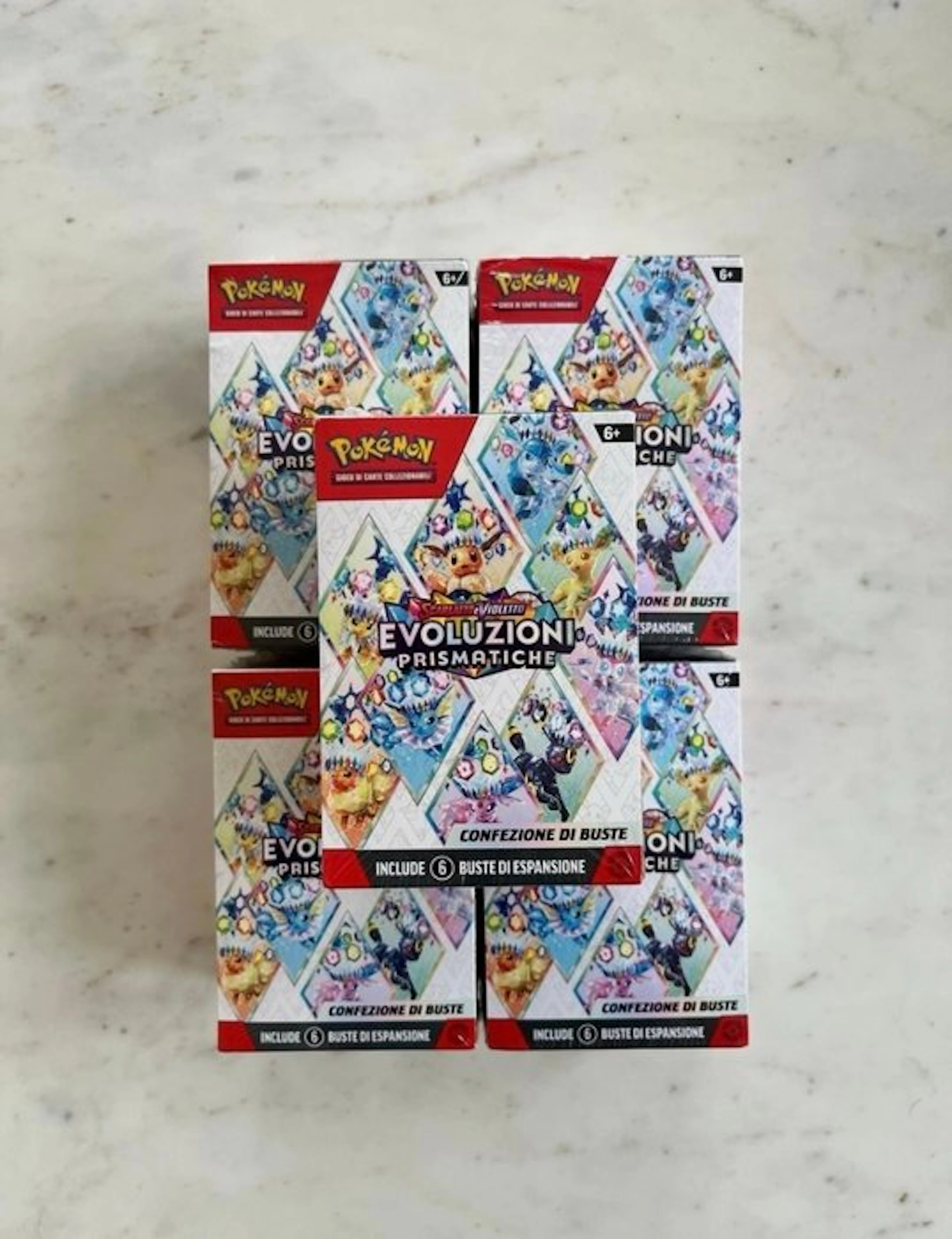 Pokémon - 1 Box - Evoluzioni Prismatiche - Scarlet & Violet - Scarlet & Violet