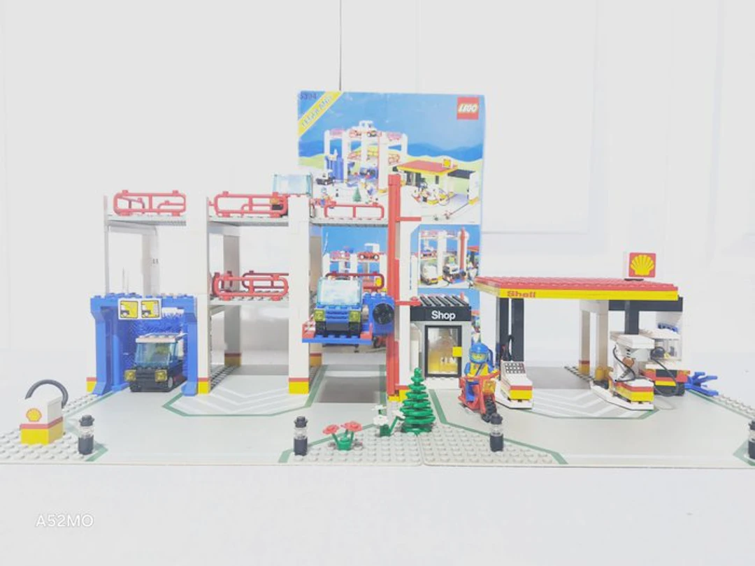 LEGO Set - 6394 - City, Classic Town - Metropark and service tower