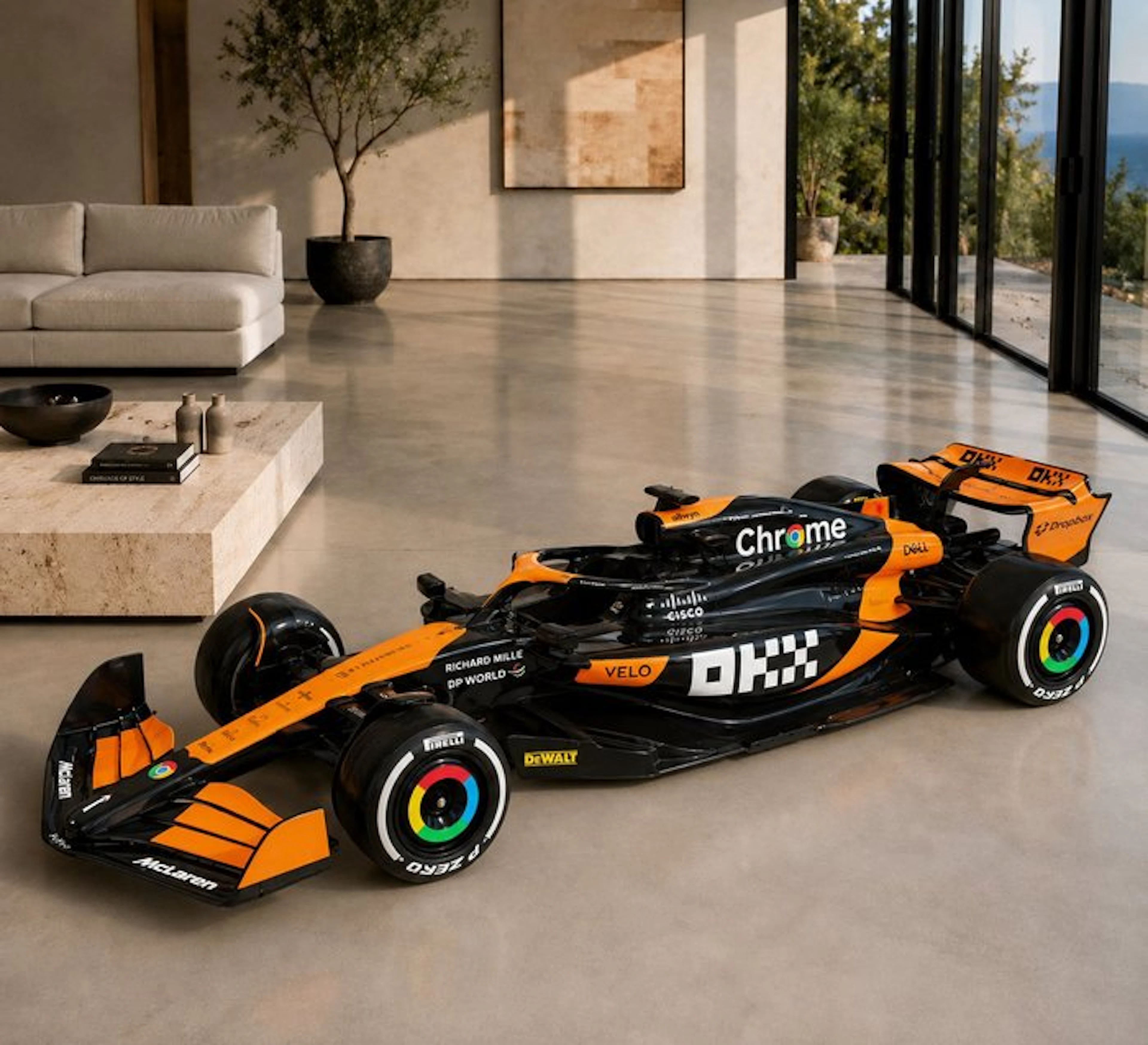 Artwork - McLaren - PAPAYA VELOCITY – McLaren Formula 1 Sculpture