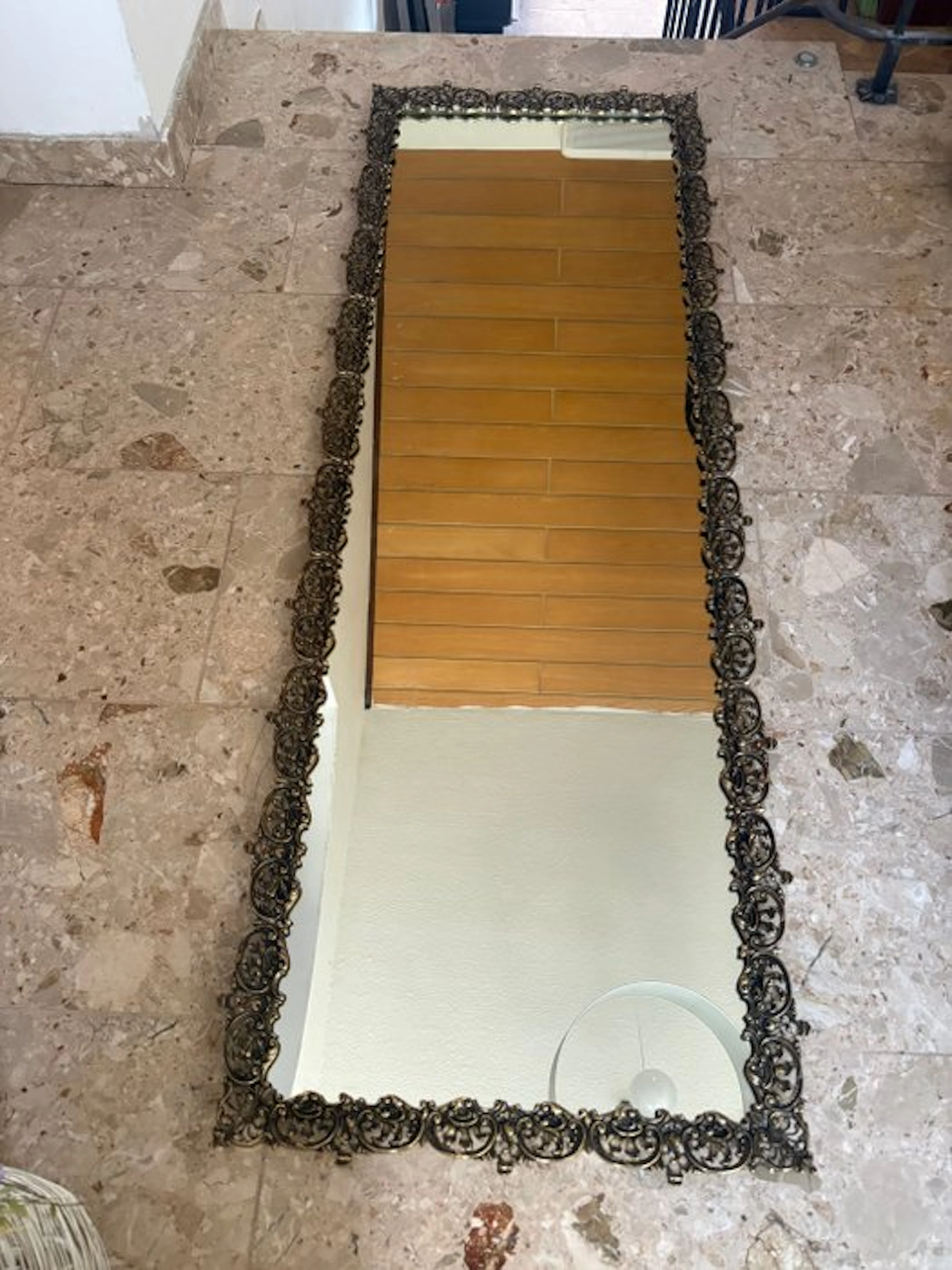 Mirror - Cast brass - Solid brass mirror