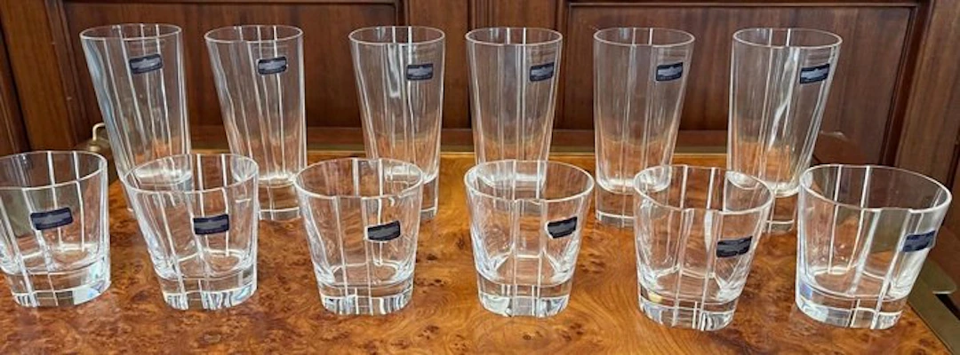 arnolfo di cambio - griziotti laura - Drinking set (12) - rondo - Crystal