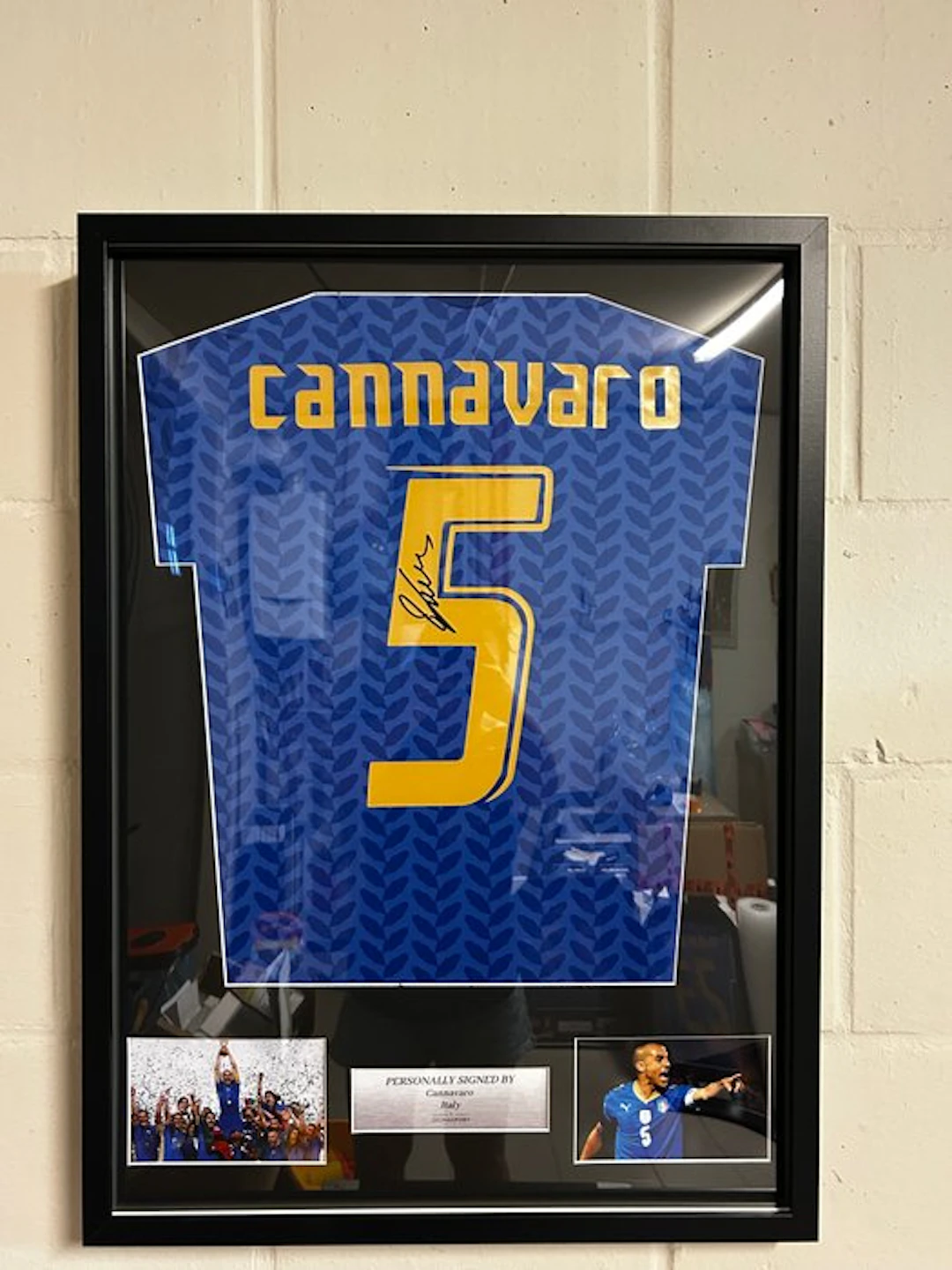 Italy - Football European Championships - Cannavaro - Football shirt