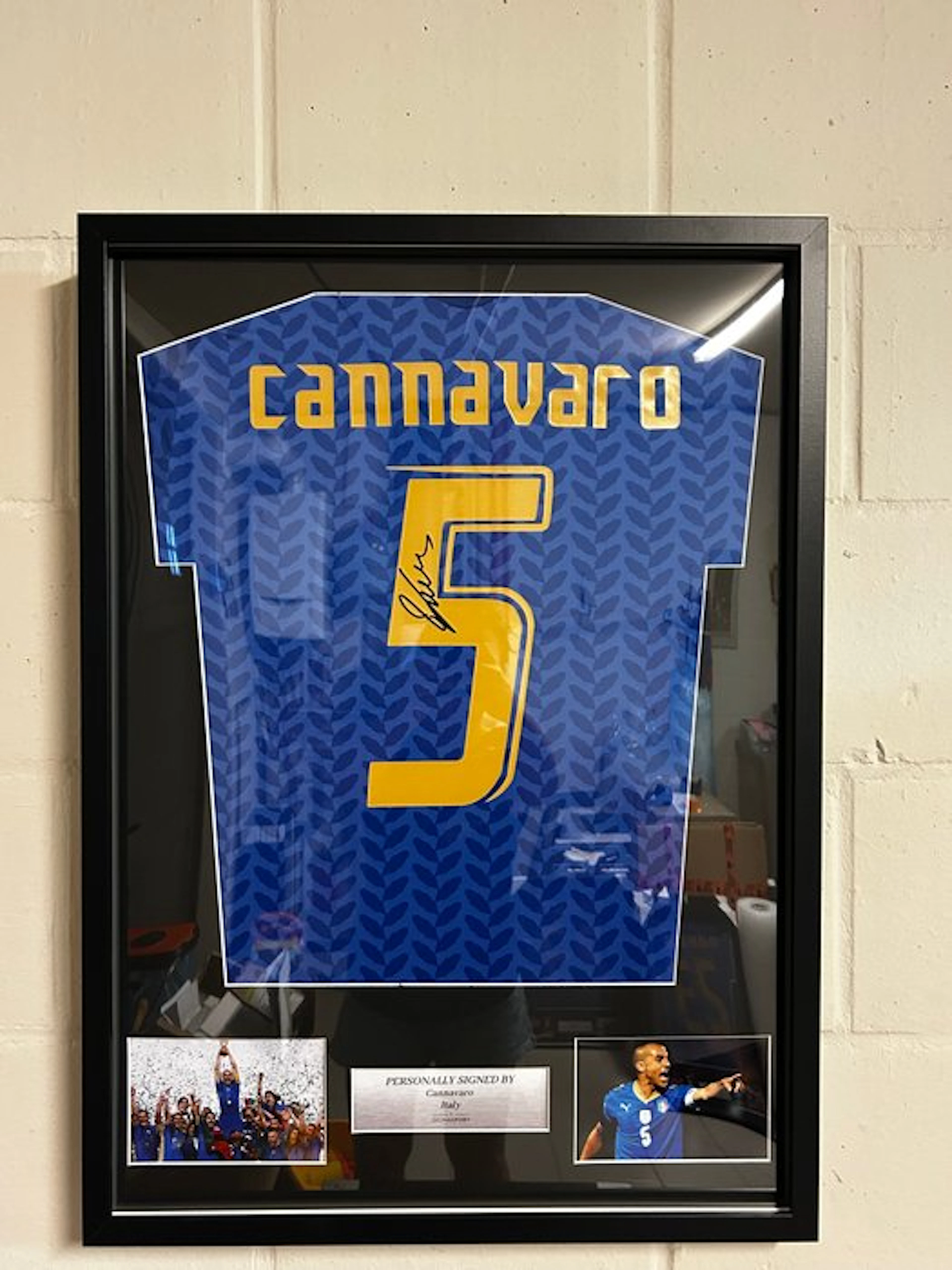 Italy - Football European Championships - Cannavaro - Football shirt