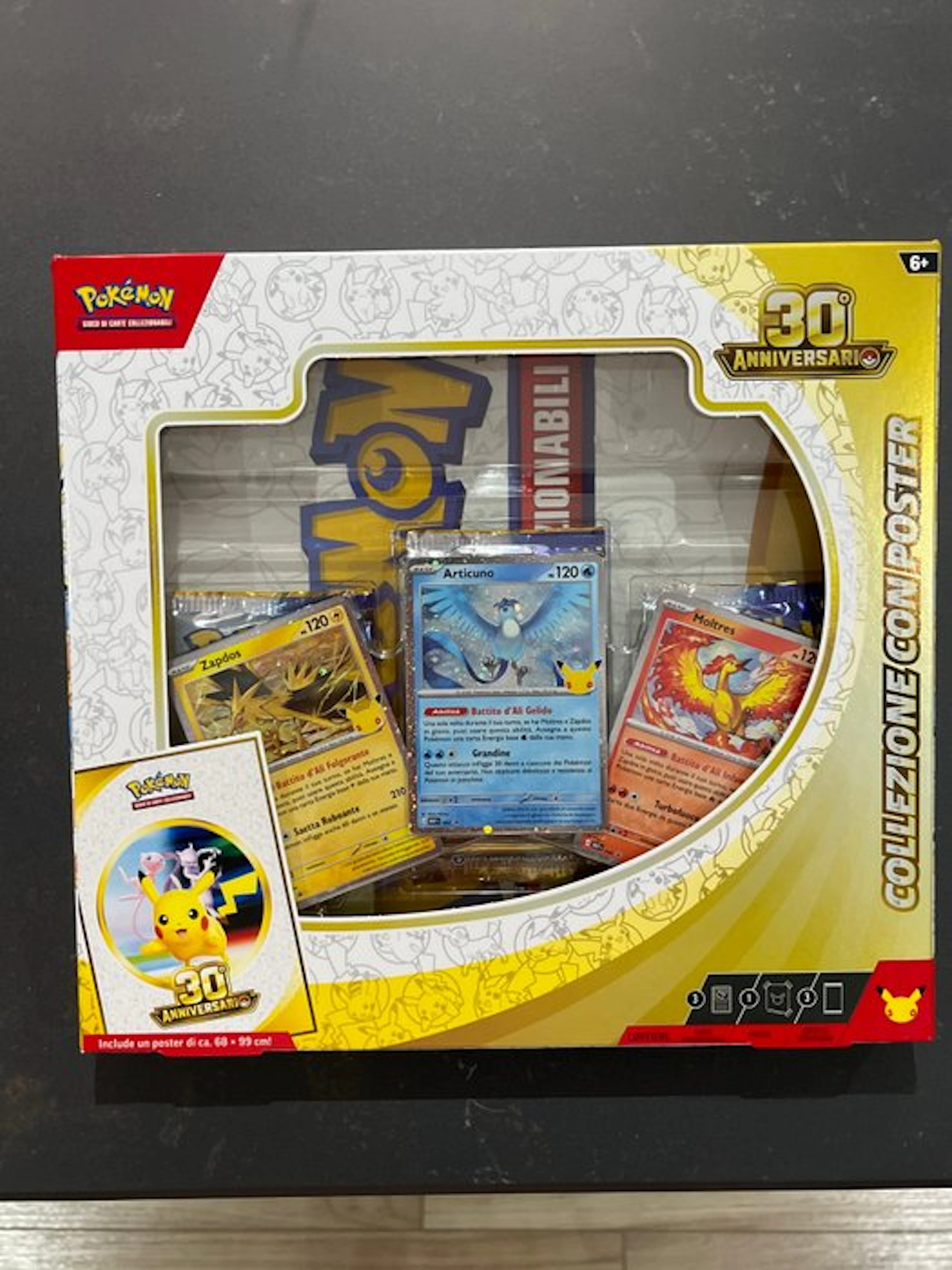 Pokémon - 1 Blister pack - Pokemon 30th anniversary uccelli leggendari