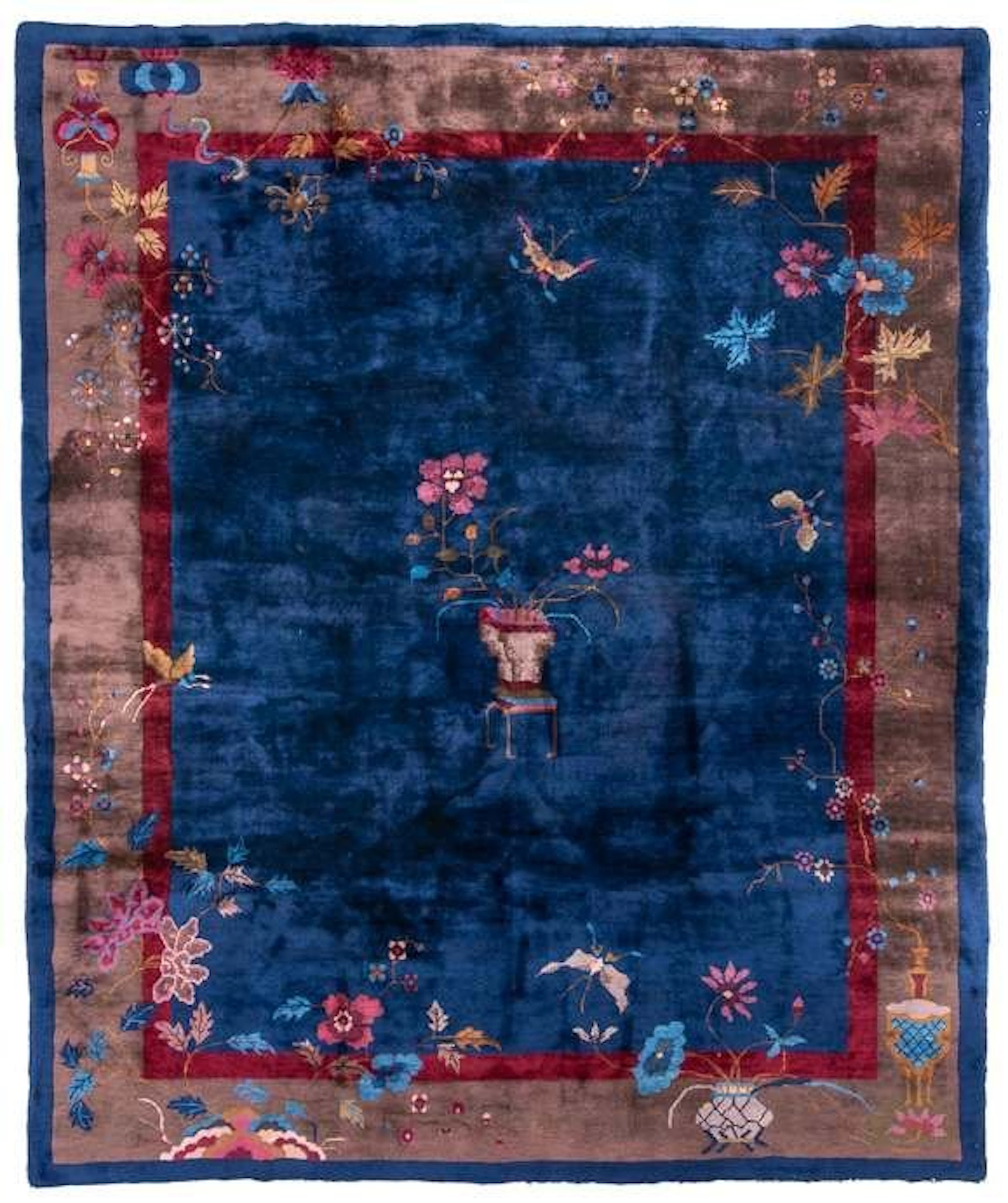 Hand-knotted Antique Chinese Carpet – Art Deco - Carpet - 287 cm - 240 cm