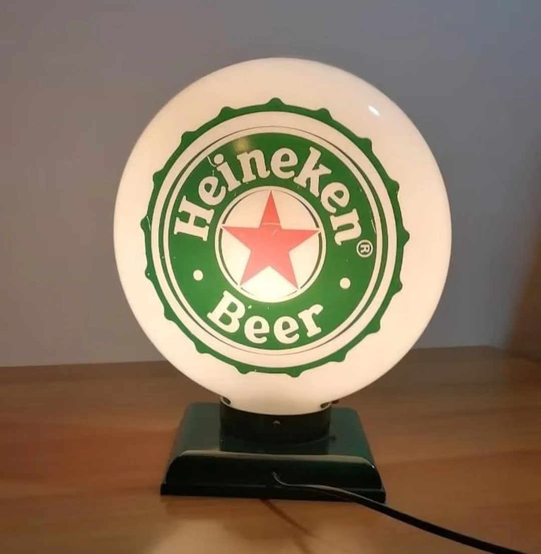 Heineken Advertising figure - Opaline glass, Polycarbonate, Spruce - 1990-2000
