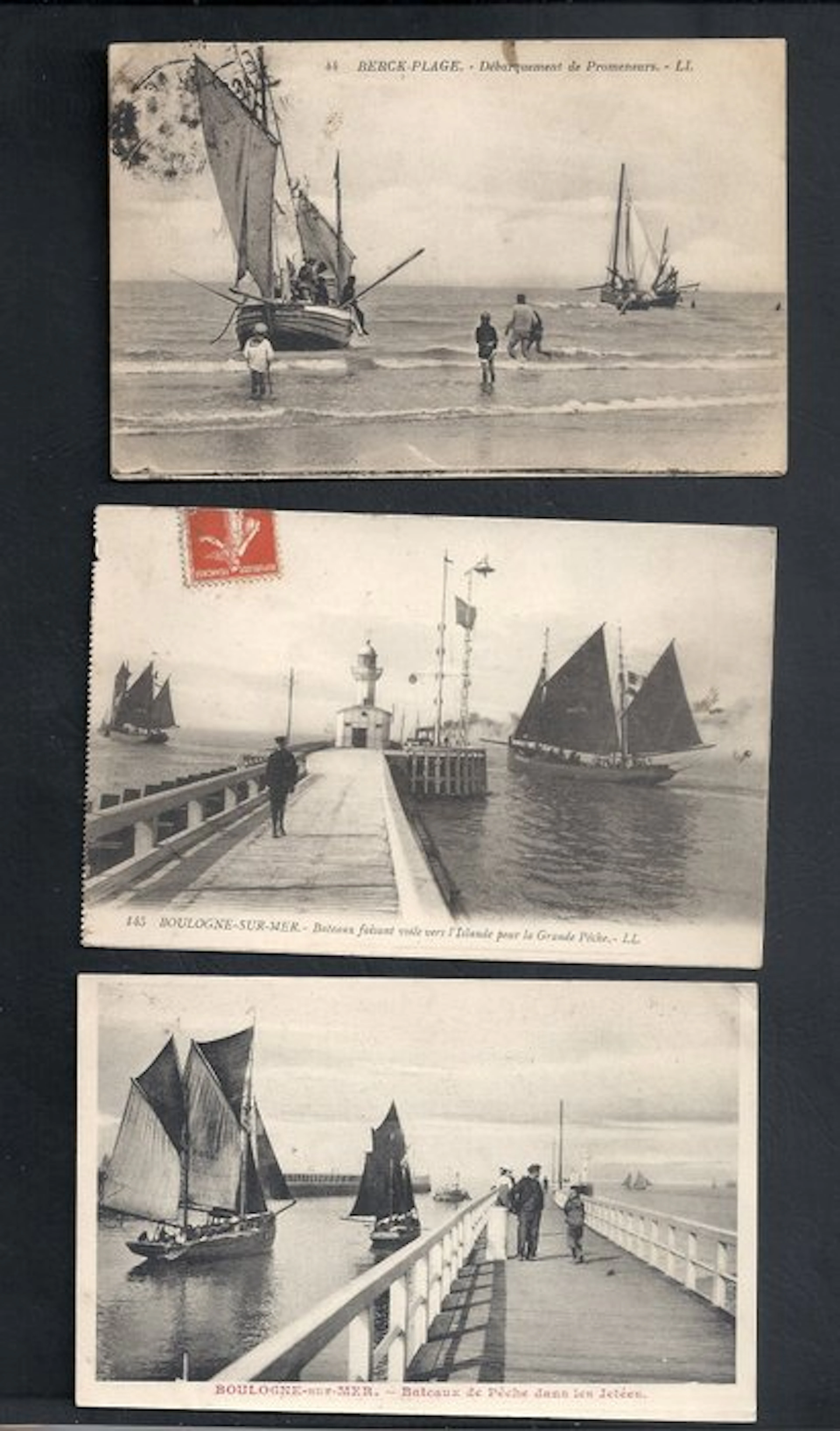 France - Private collection of vintage postcards from...