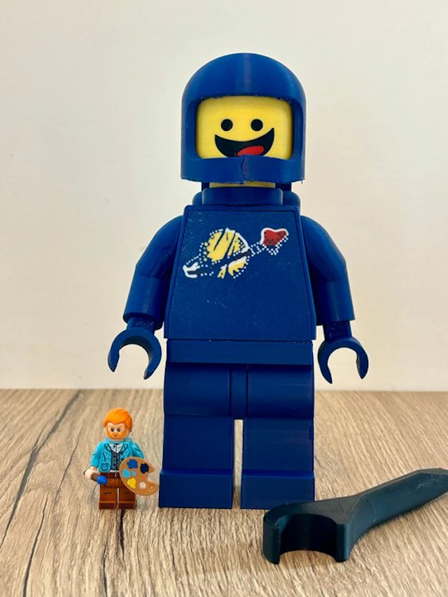 Fait maison - (MOC) Minifigure LEGO - 19 cm – Space Benny...