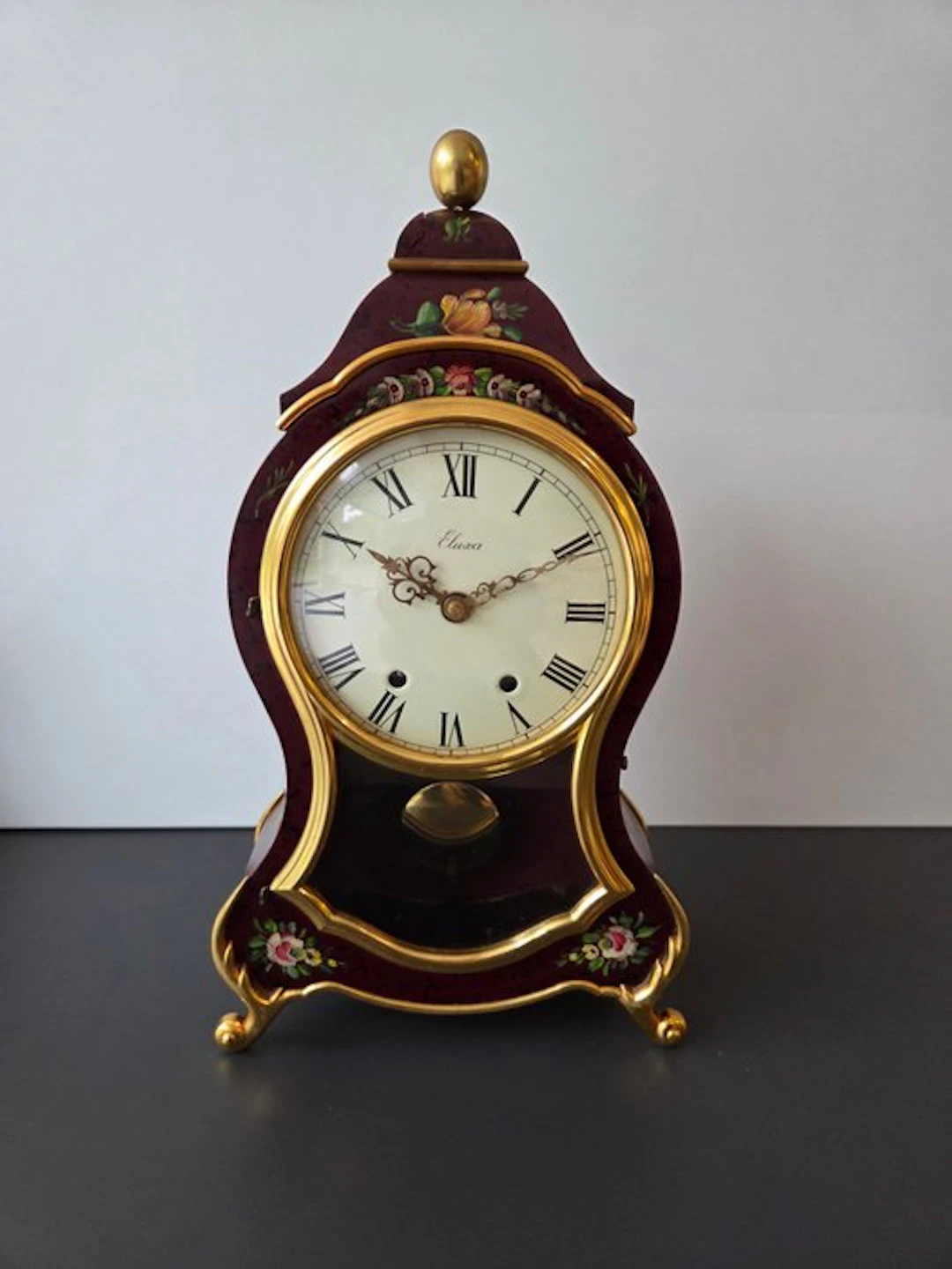 Pendulum clock - Eluxa - Wood - 1970-1980 - Neuchâtel Pendulum Clock