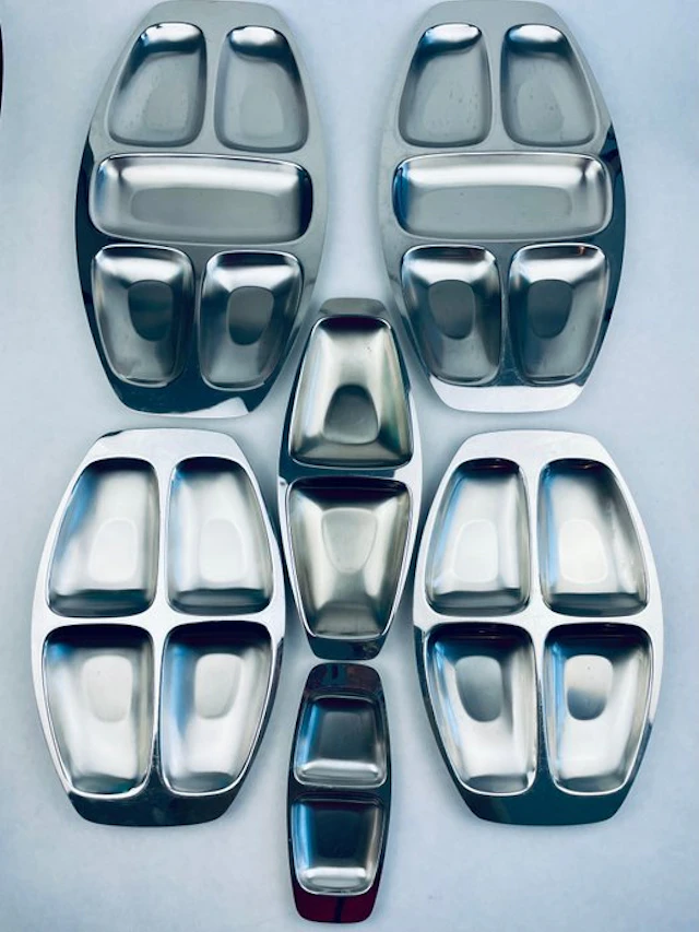 Alessi - Carlo Mazzeri & Anselmo Vitale - Serving plate (6) - 2100