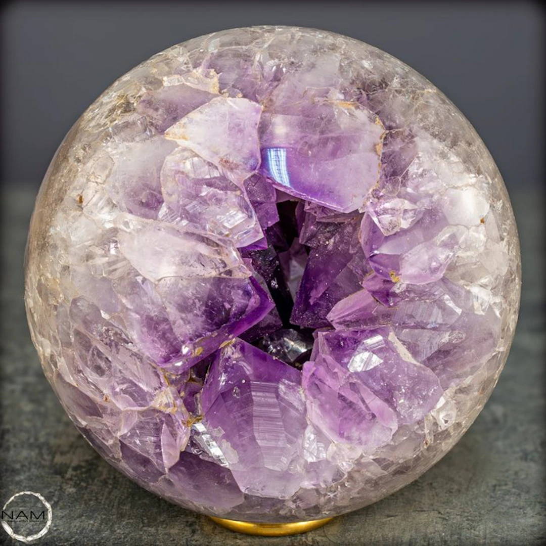 Natural amethyst sphere from Uruguay of the highest quality- 2514.66 g