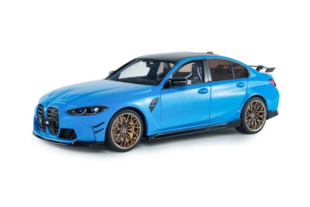 Solido 1:18 - Model car - BMW M3 Sedan (G80) Performance parts - 2024 - Blauw