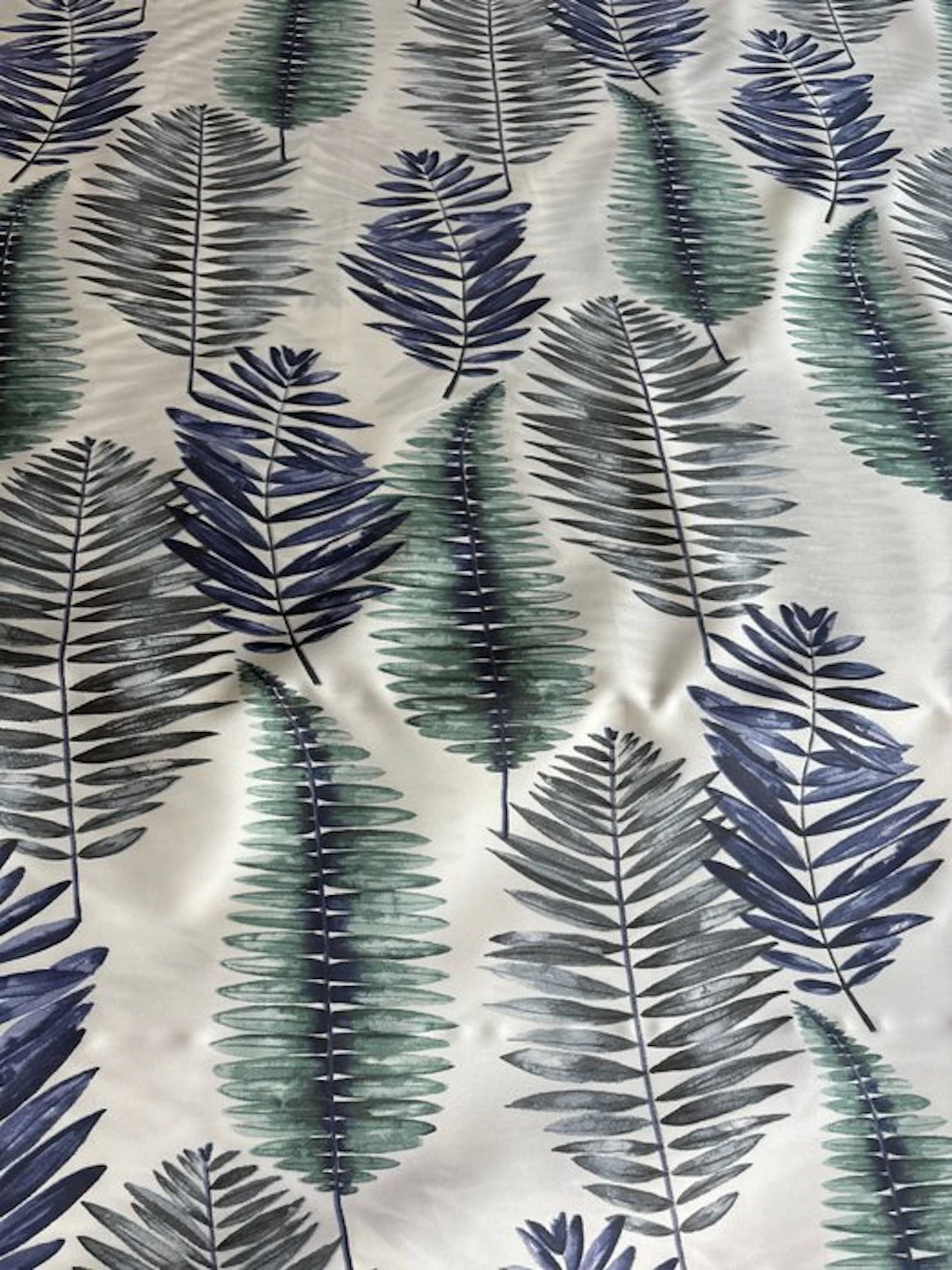 Cotton satin fabric with digital print