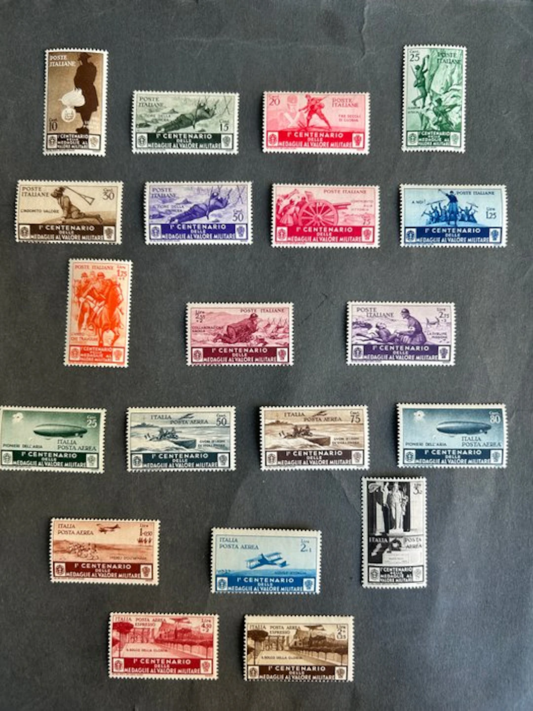 Italy Kingdom 1934 - Centenary of the establishment of...