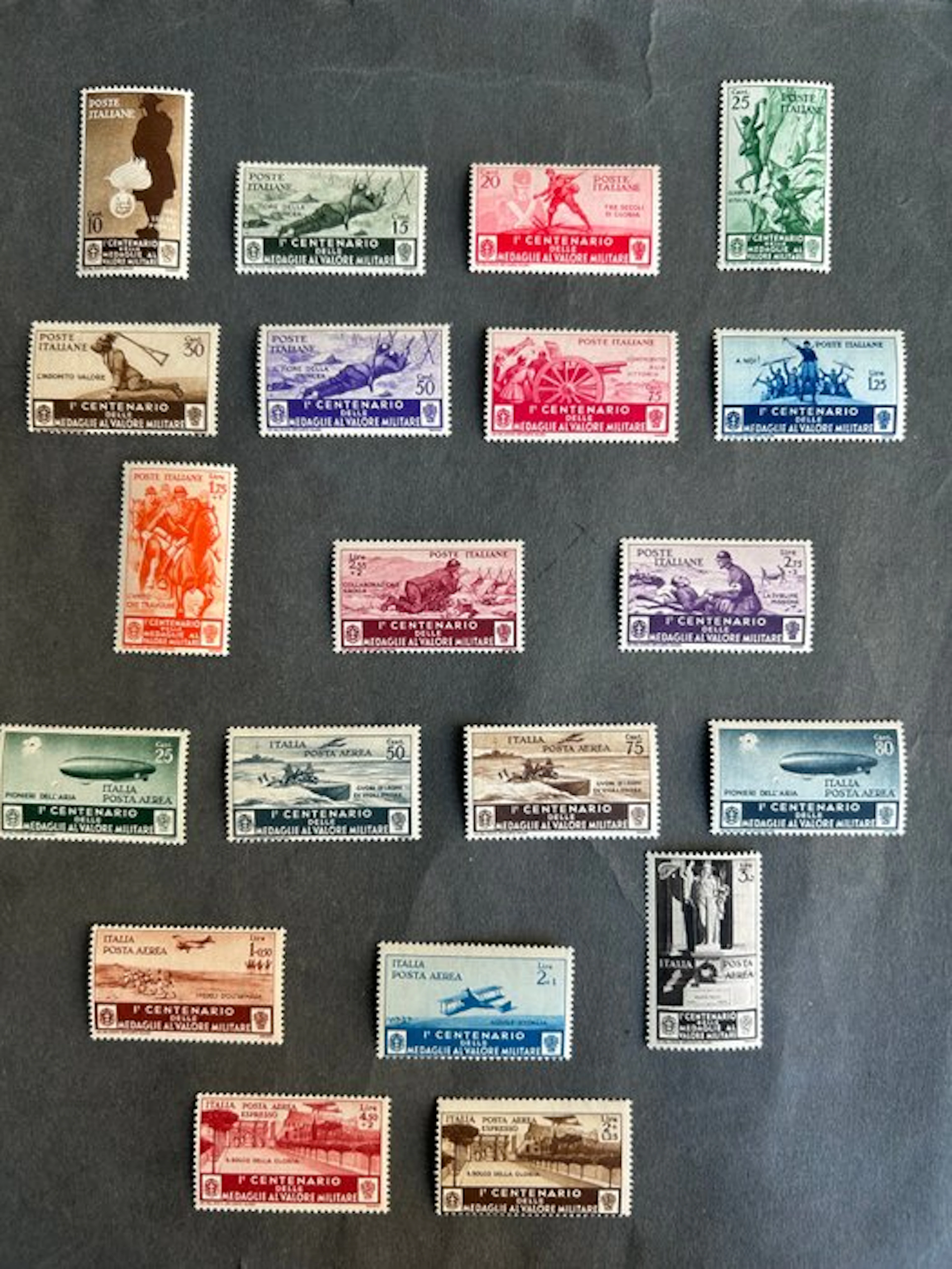 Italy Kingdom 1934 - Centenary of the establishment of...