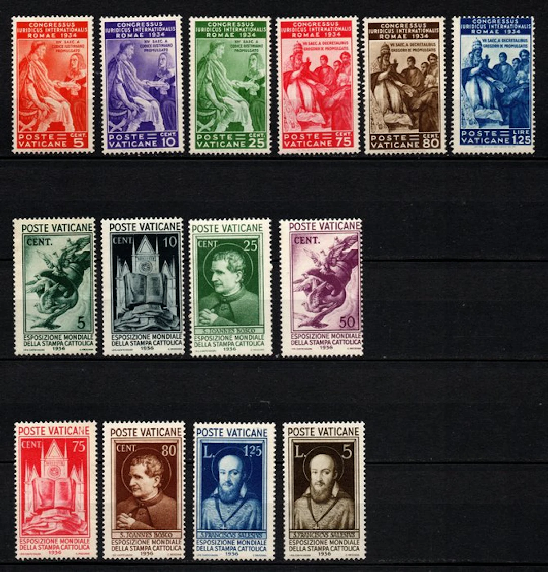 Vatican City 1935/1936 - Legal Congress and World...