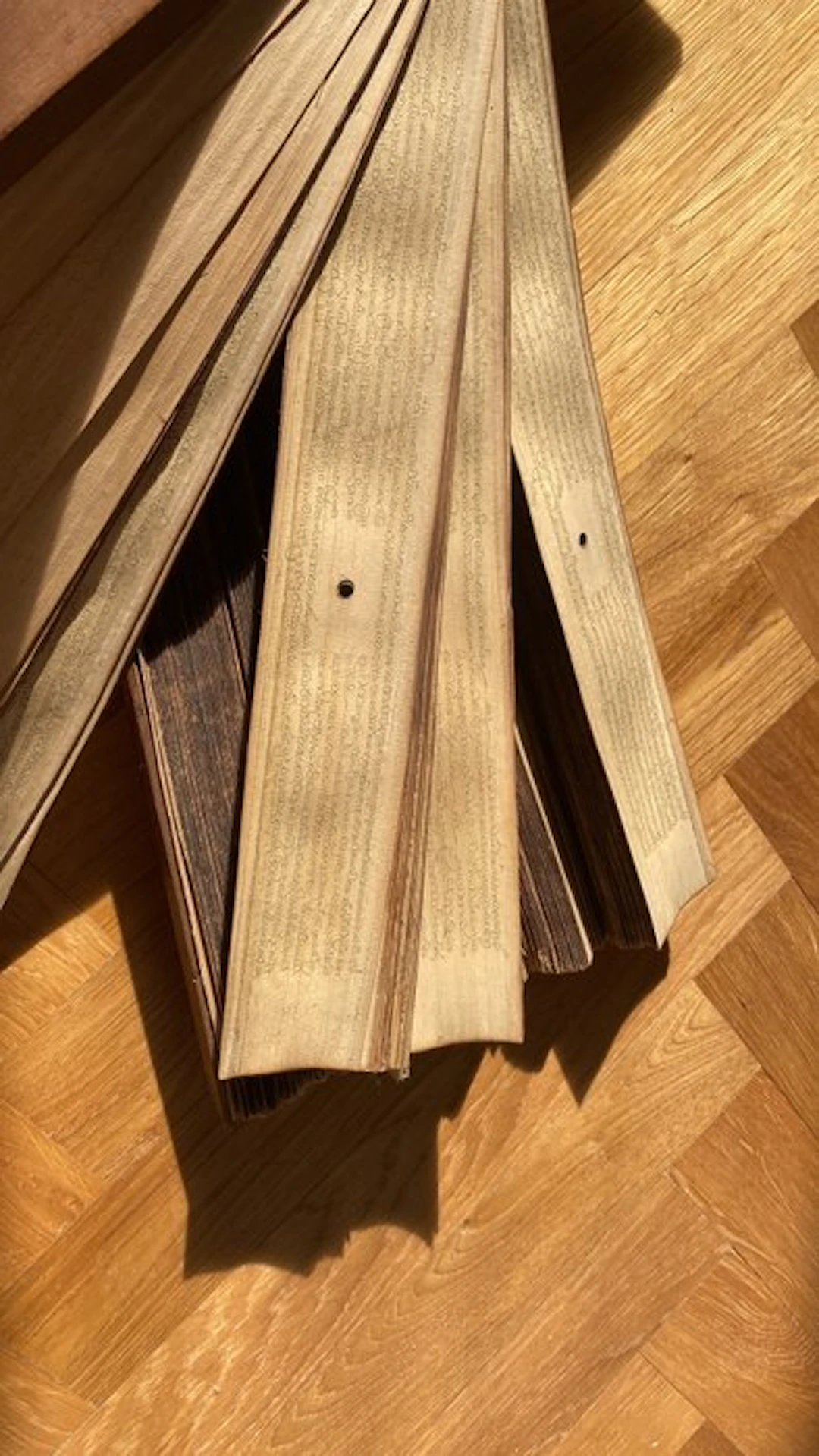 palm-leaf codex - Sri Lanka - 20th century
