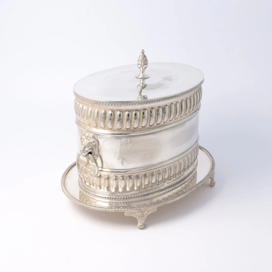 Ice bucket - Silverplated