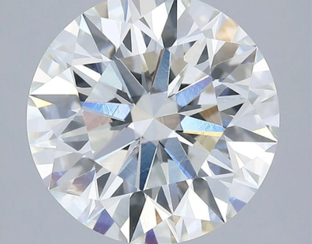1 pcs Diamond (Natural) - 4.27 ct - Round - E - VVS1 - HRD Antwerp
