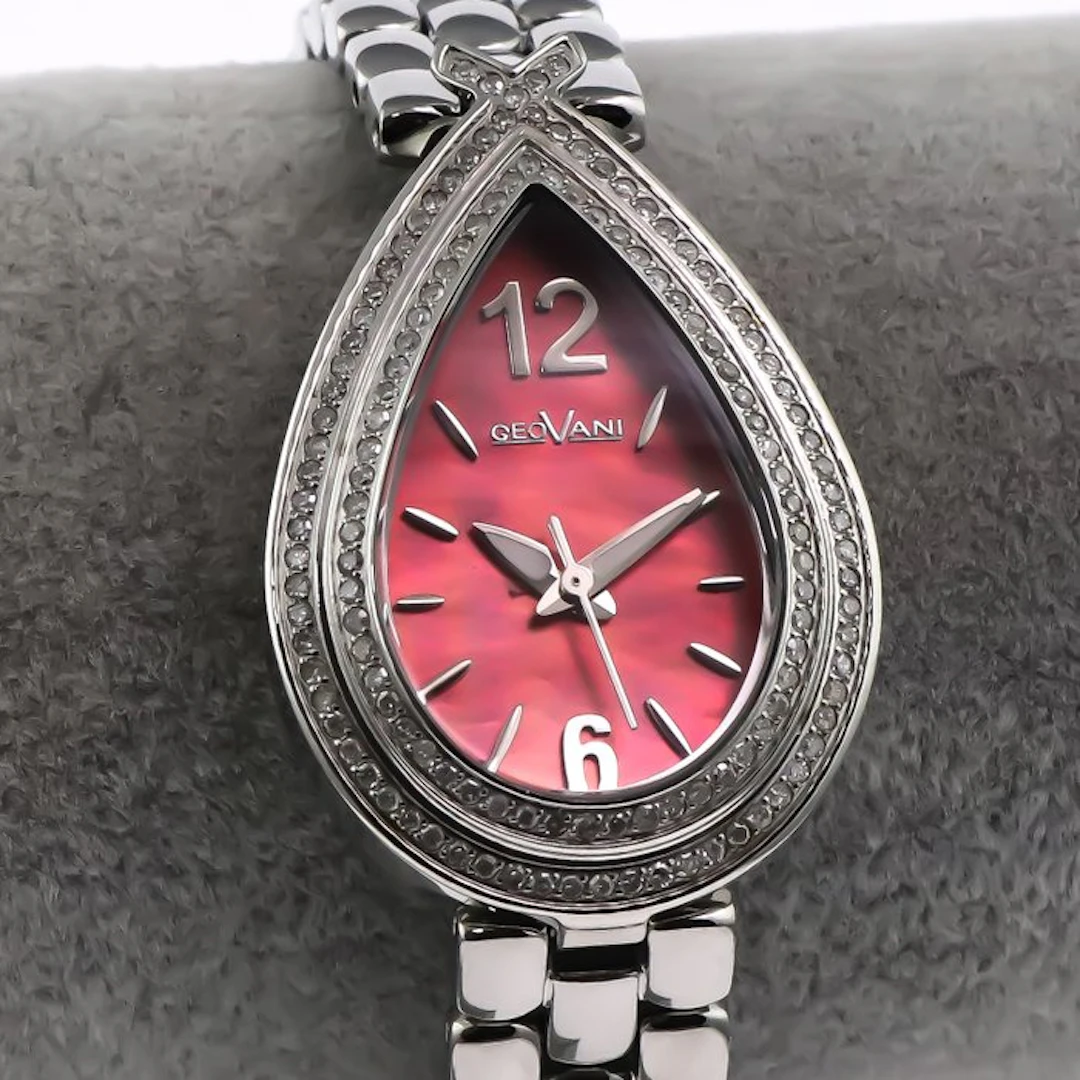Geovani - Diamond Swiss Made Watch - GOL589-SS-D-5 - Women - 2010-2020