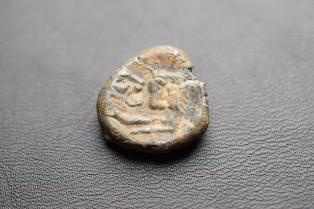 Ancient Greek Lead Archaic Lydian Lead Seal with Croeseid...