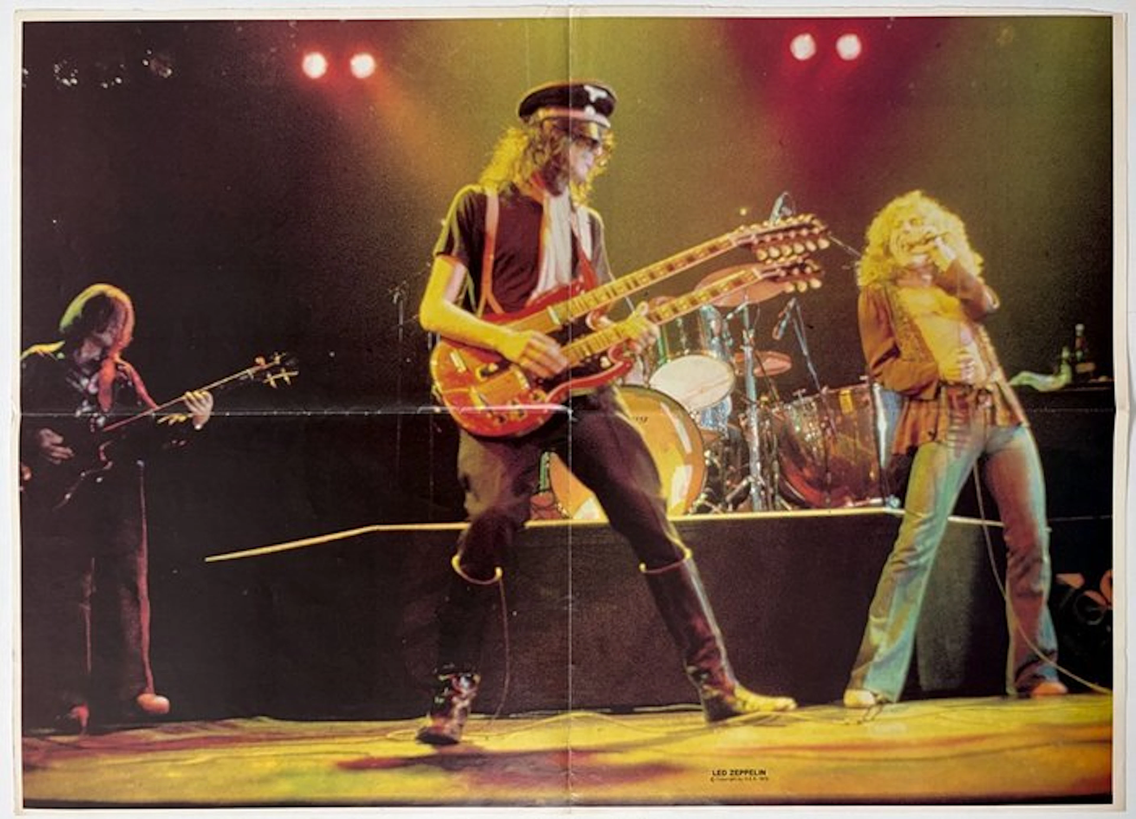 Led Zeppelin / Chicago - NO RESERVE - Manifesto originale - 1970s