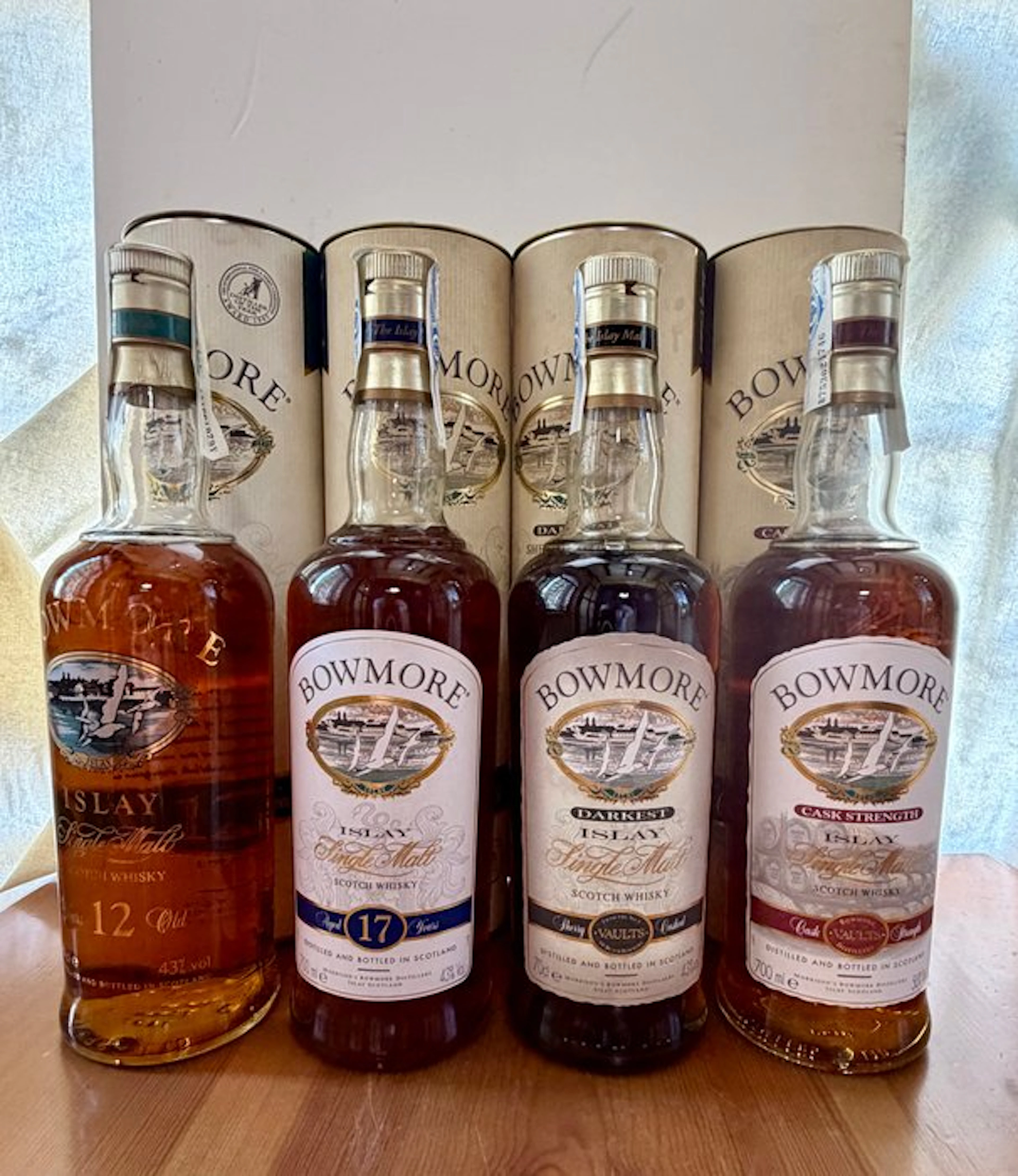 Bowmore 12yo - 17yo - Darkest - Cask Strength - Morrison Bowmore - b