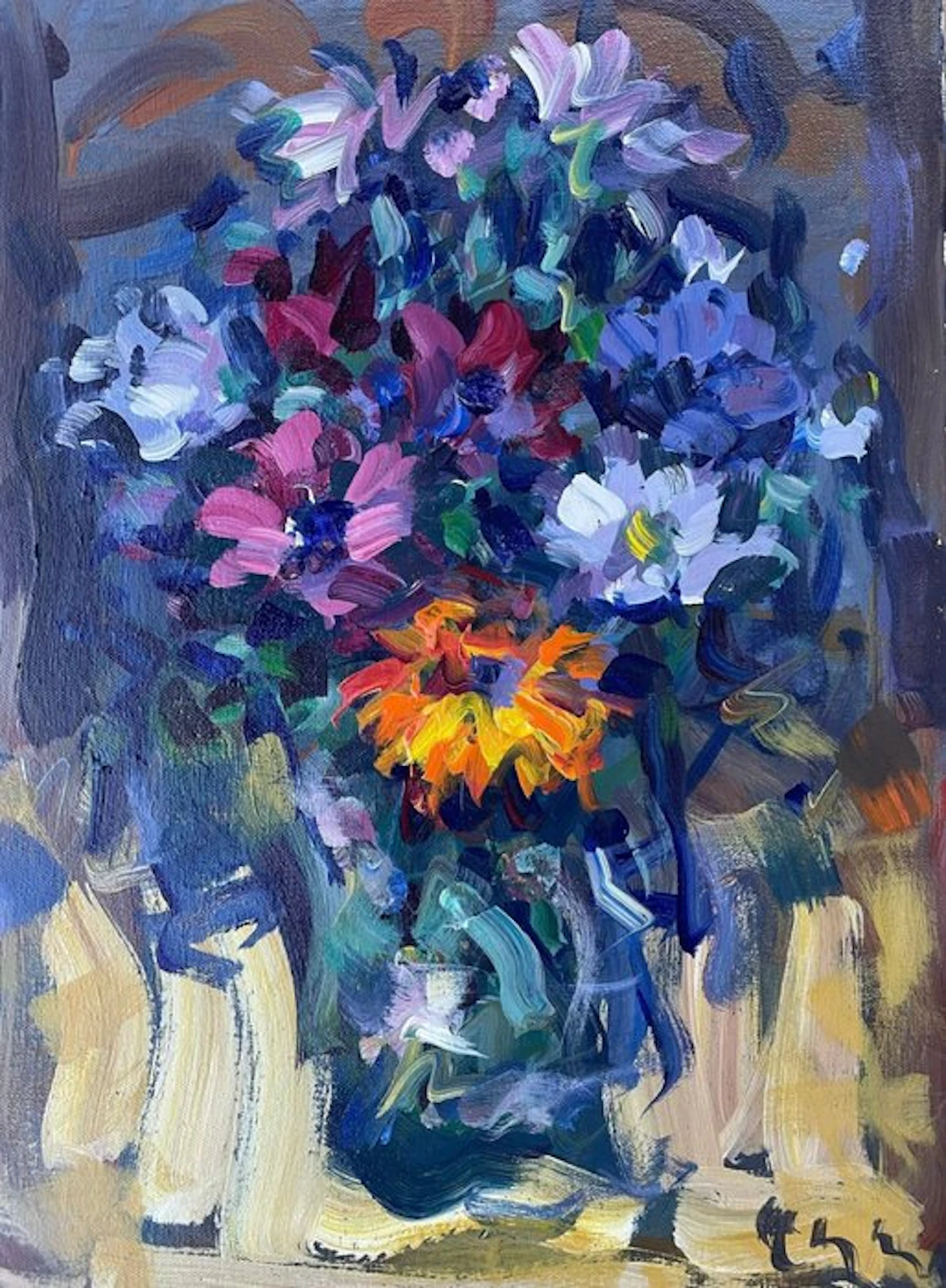 Enzo Pregno (1898-1972) - Vaso di fiori