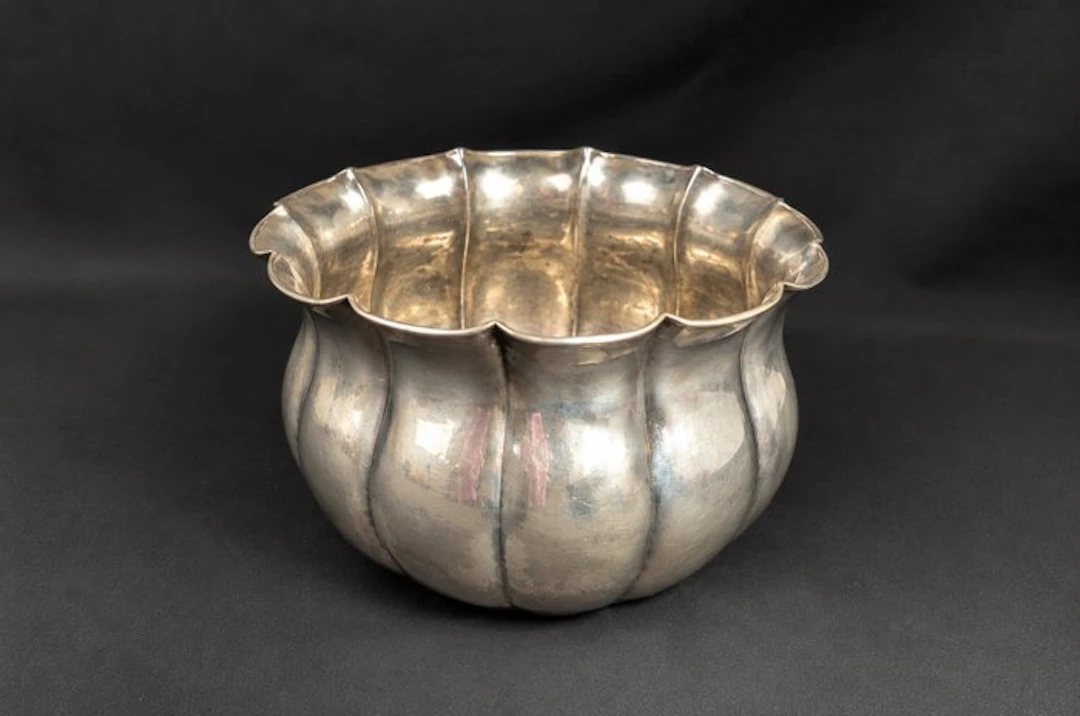 Manifattura Italiana - Vase - Silverplated - silver-plated cachepot
