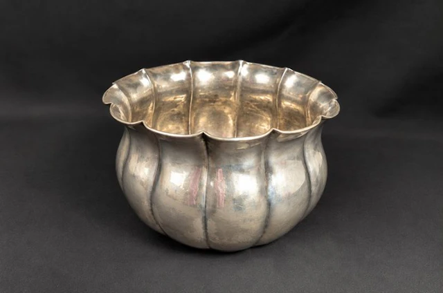 Manifattura Italiana - Vase - Silverplated - silver-plated cachepot