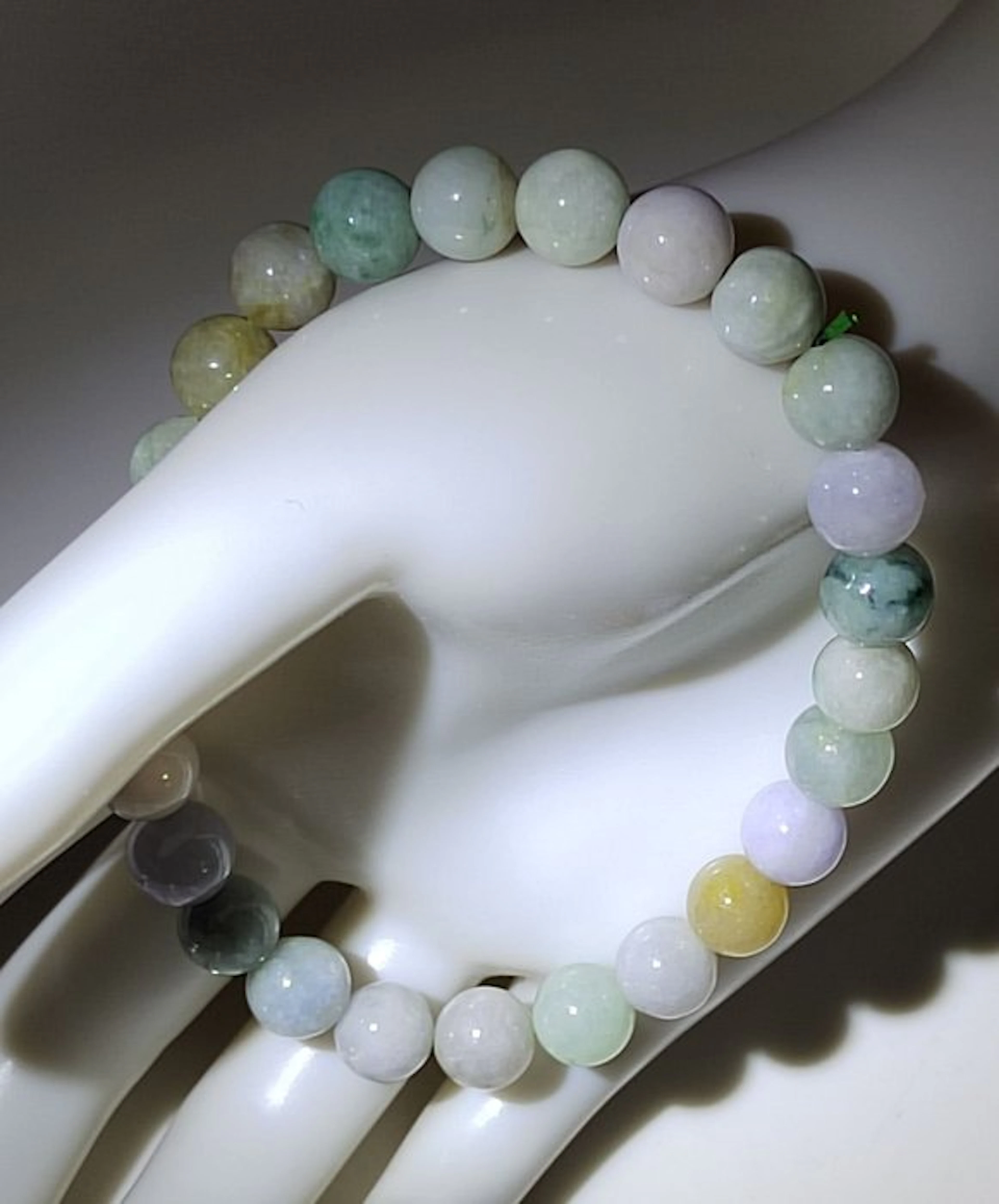 Jadeite bracelet - high quality - 113.55 cts- 22.71 g