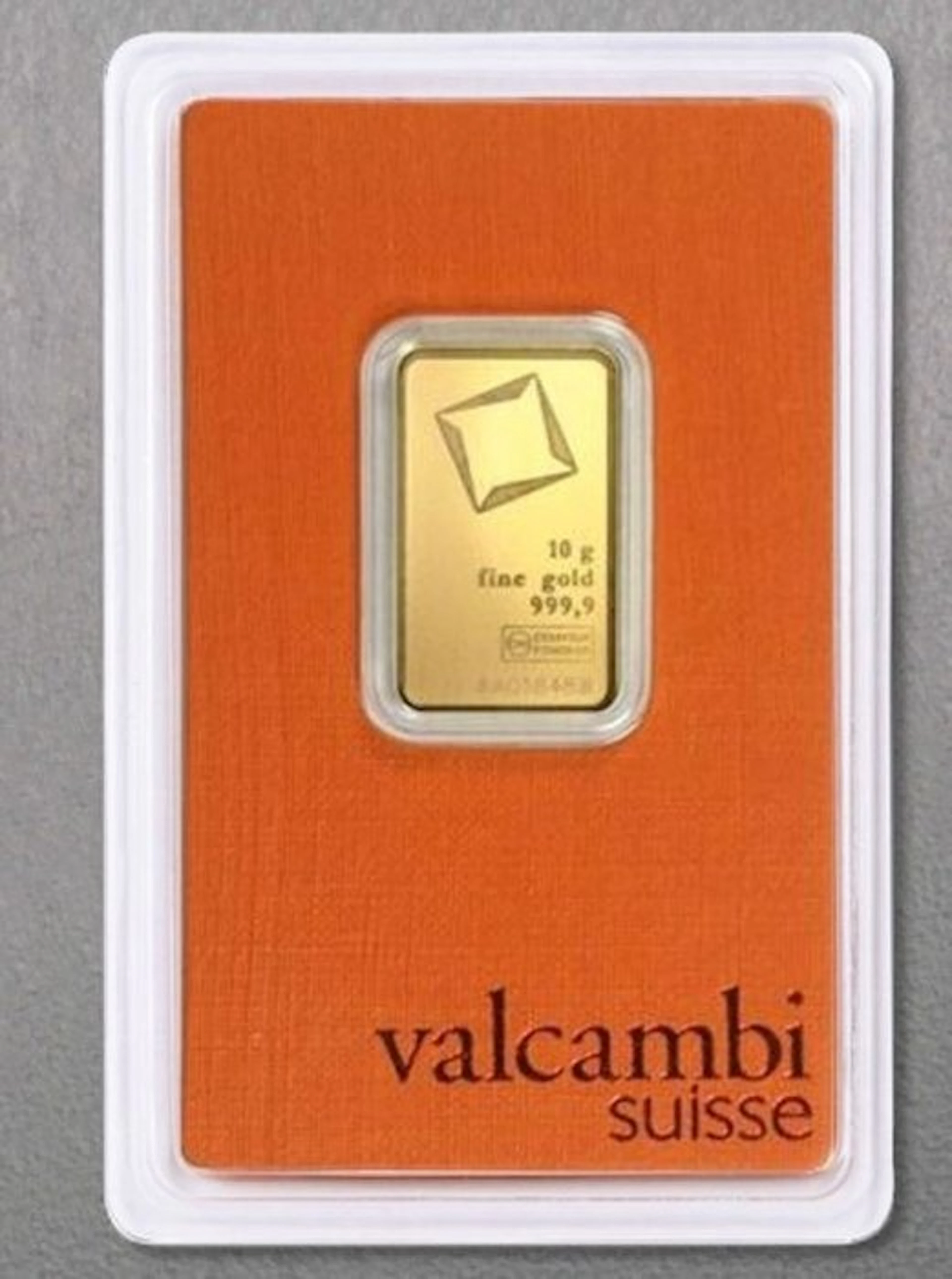 10 grams - Gold - Valcambi, Switzerland