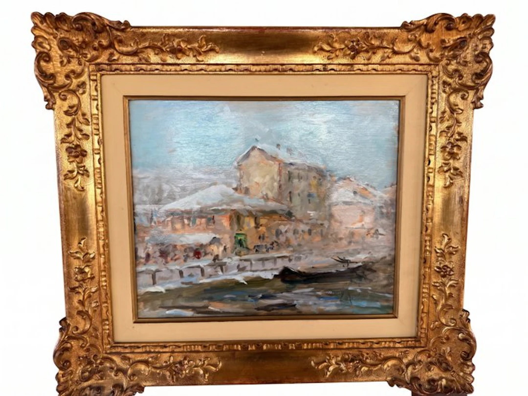Luigi Mantovani (1880-1957) - Navigli a milano