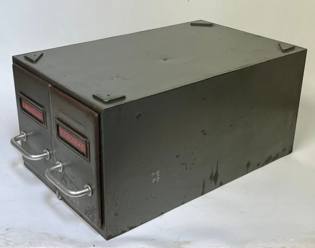 Chest of drawers - Iron - municipal archive cabinet