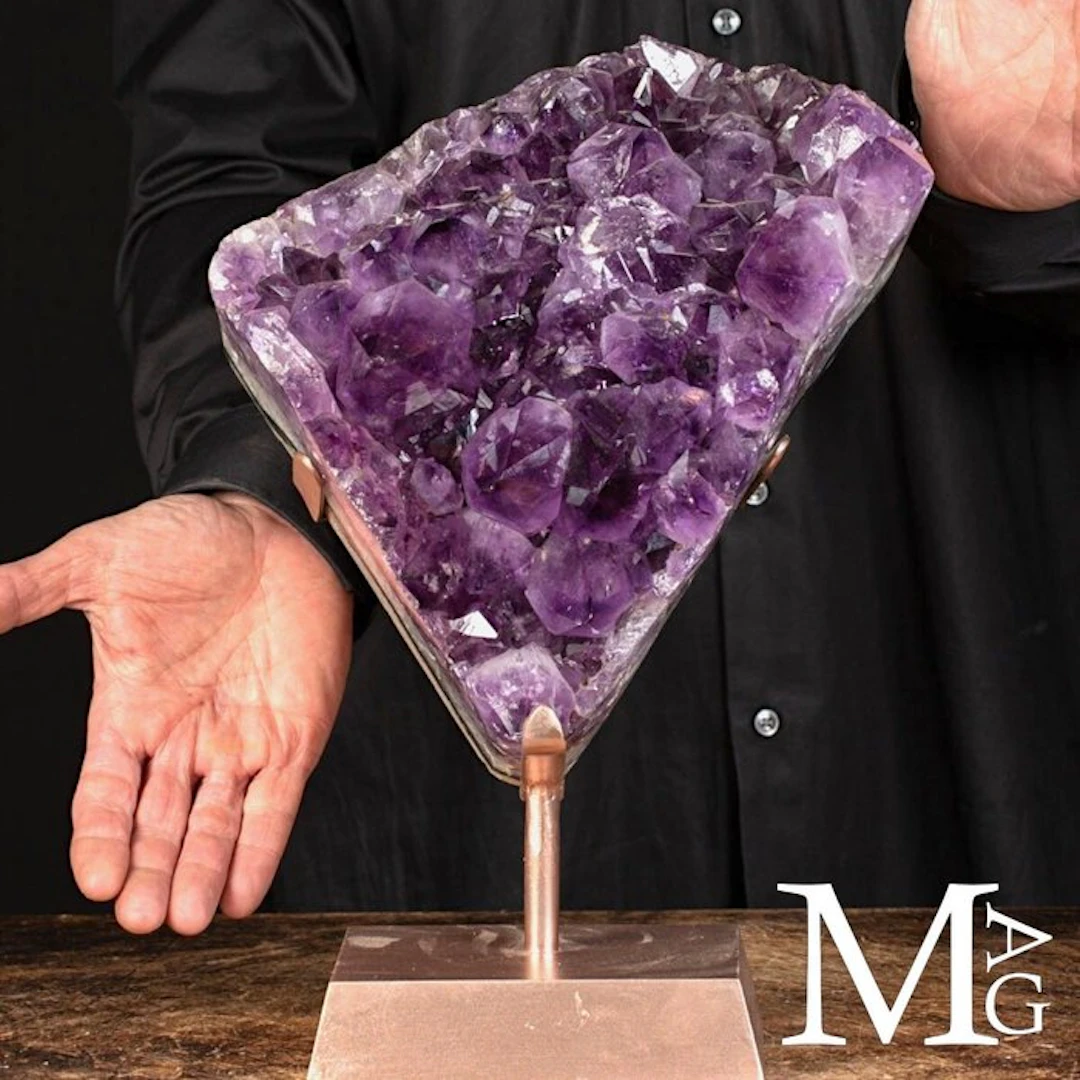 First Quality Amethyst Drusy - Deep Purple Color - Mega...