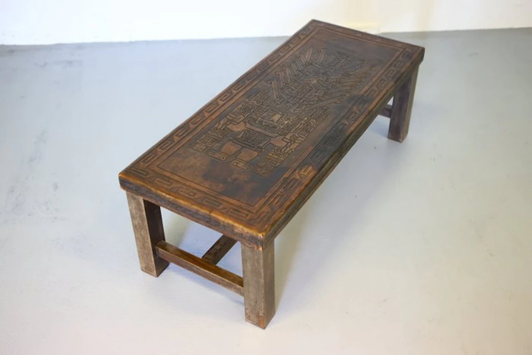 Muebles De Estilo - Angel I. Pazmino - Coffee table - Leather