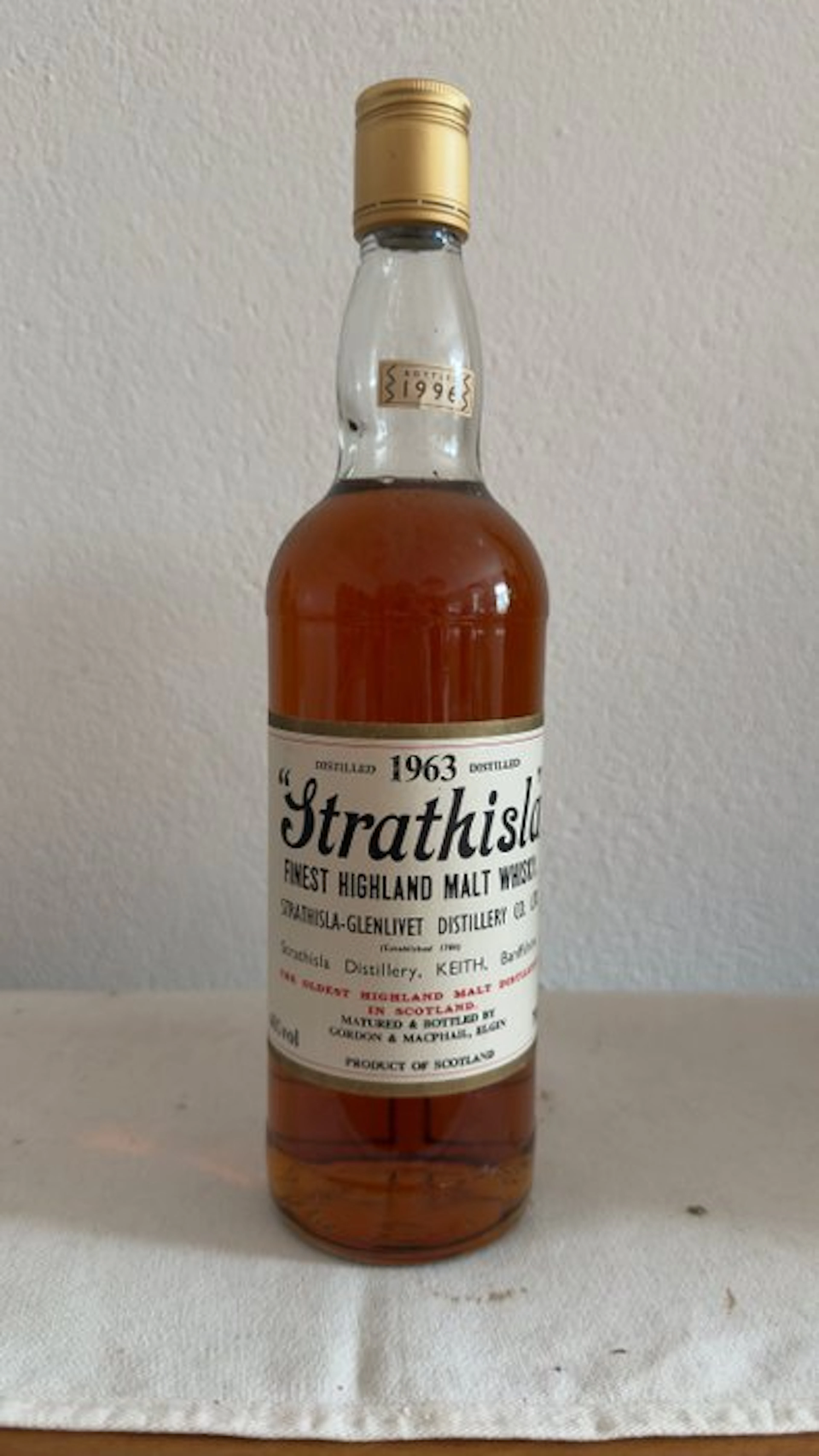 Strathisla 1963 - Gordon & MacPhail - b. 1996 - 70cl