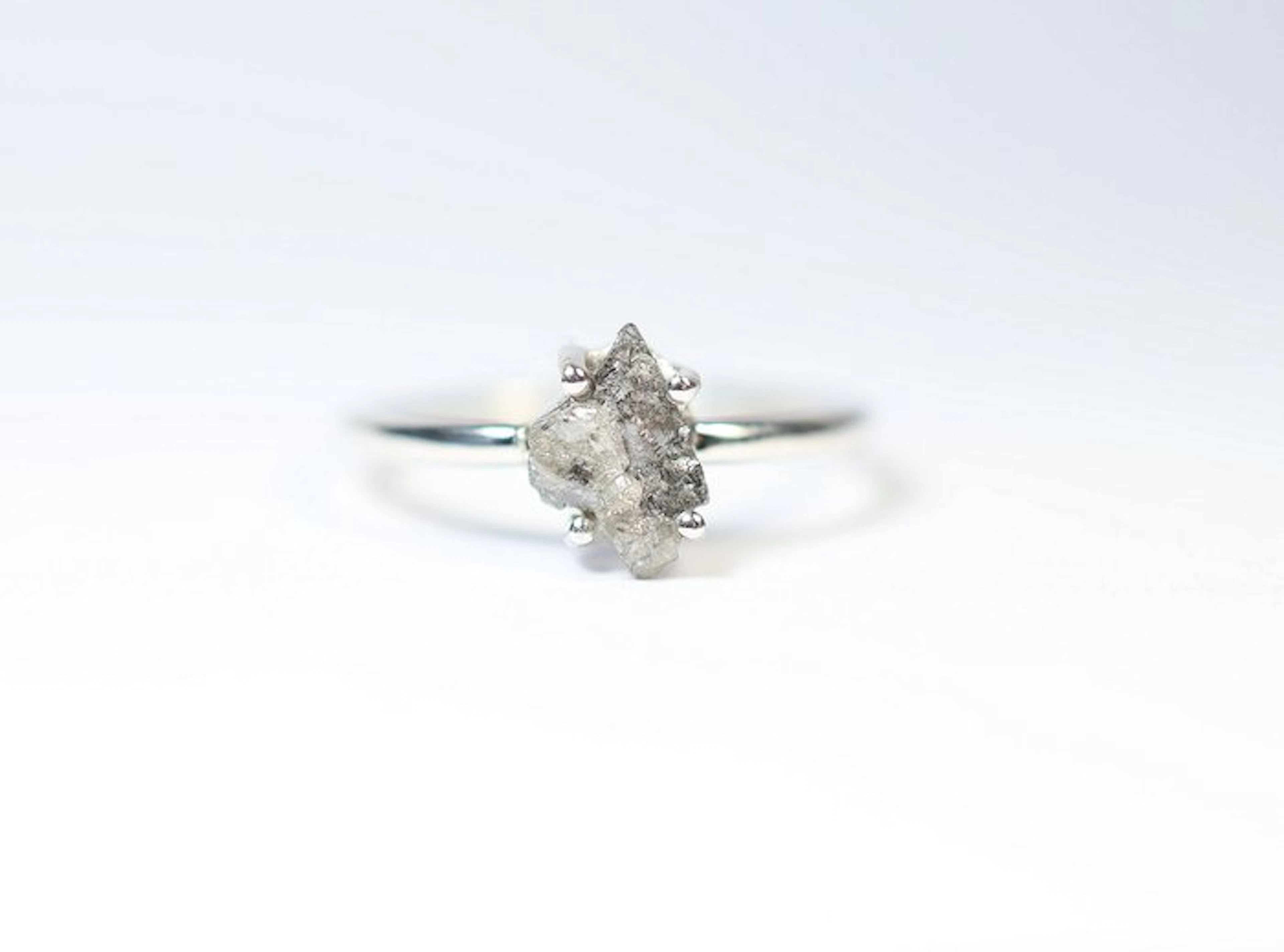 Rough diamond / Ring / new- 1.62 g - (1)