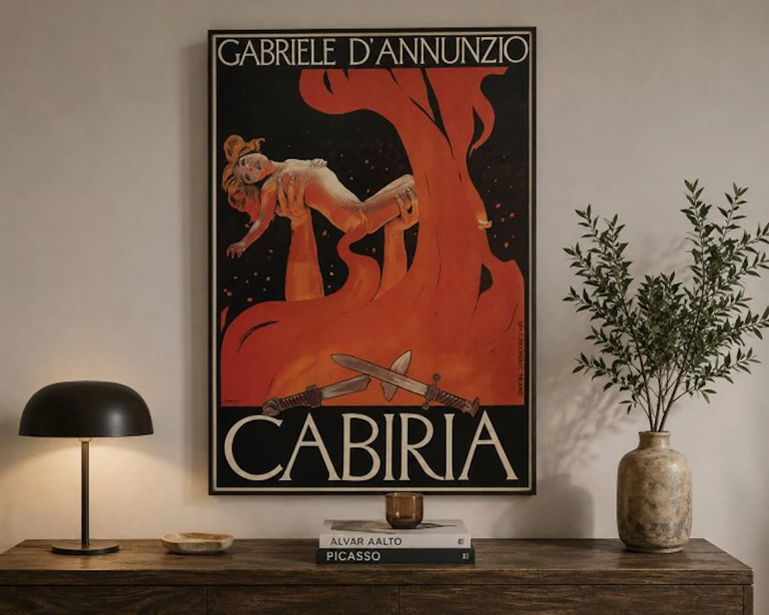 Leopoldo Metlicovitz - Cabiria – Gabriele D’Annunzio - 1970s