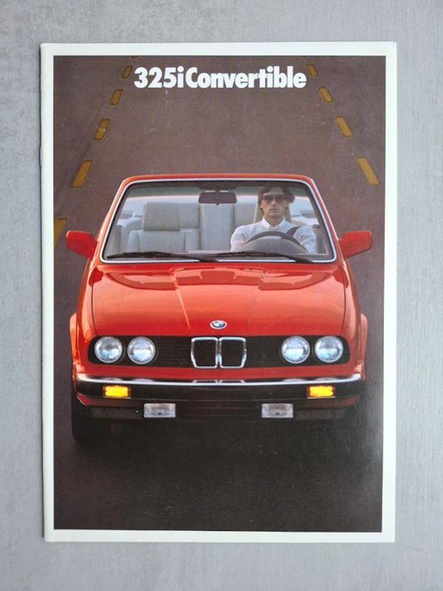 Brochure - BMW - 325i Convertible - 1987