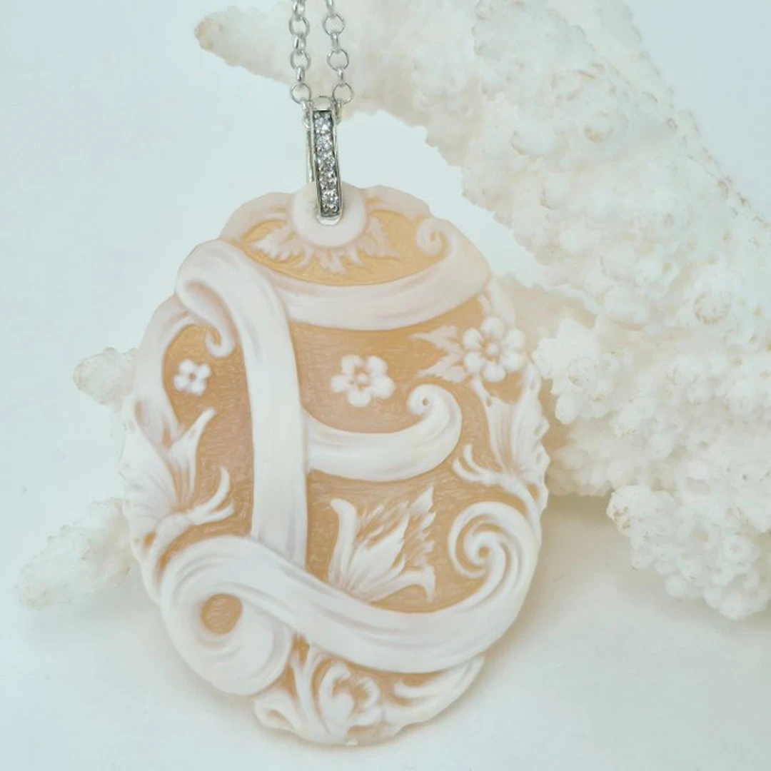 Silver - Cameo - Hand-engraved cameo