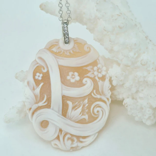 Silver - Cameo - Hand-engraved cameo