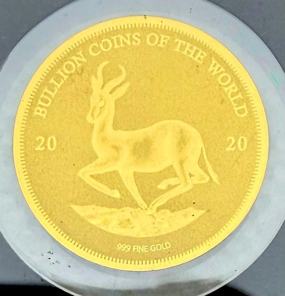 Chad. 3000 Francs Springbock 2020, 1/500 Oz (.999) (No reserve price)