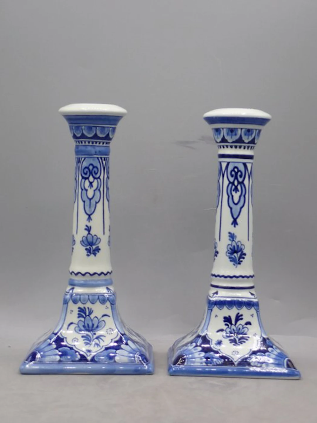 De Porceleyne Fles, Delft - Candlestick (2) - Ceramic